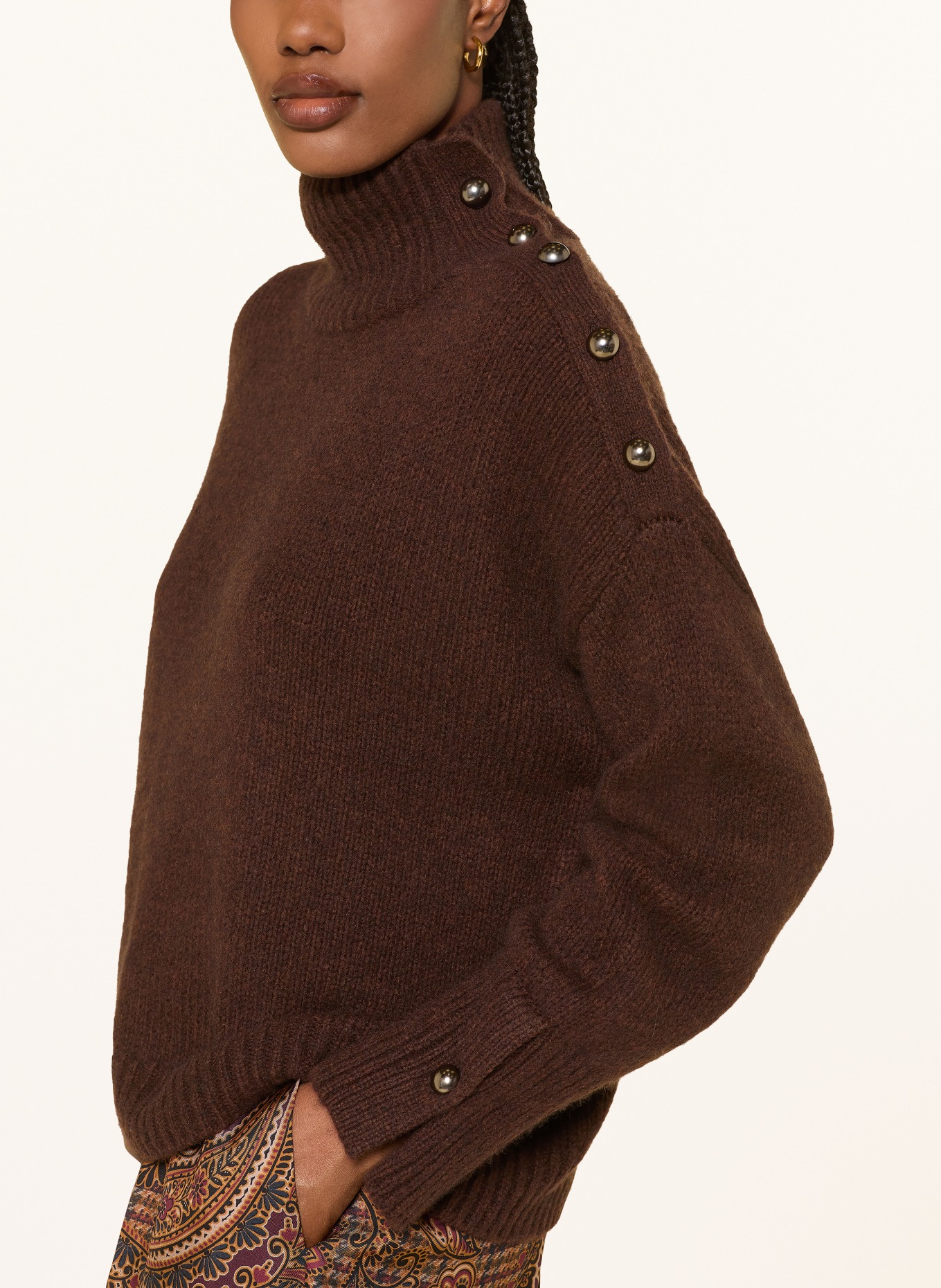 SEM PER LEI Pullover: DUNKELBRAUN