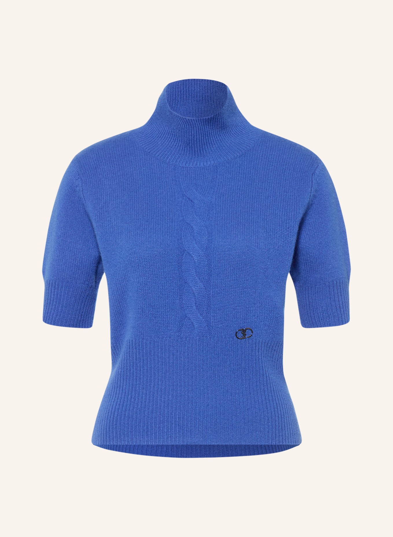 SEM PER LEI Strickshirt aus Cashmere: BLAU