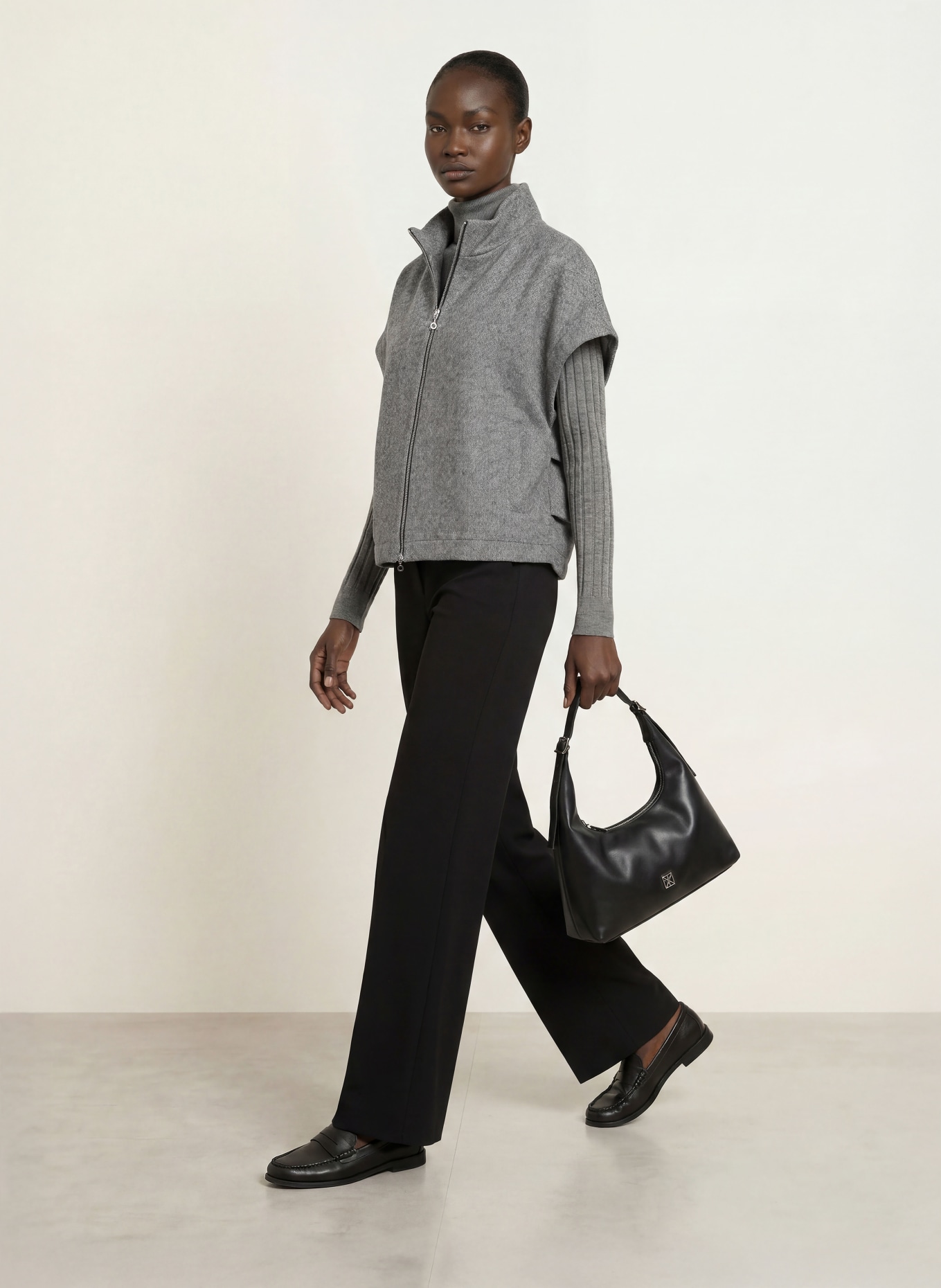 SEM PER LEI Vest: GRAY