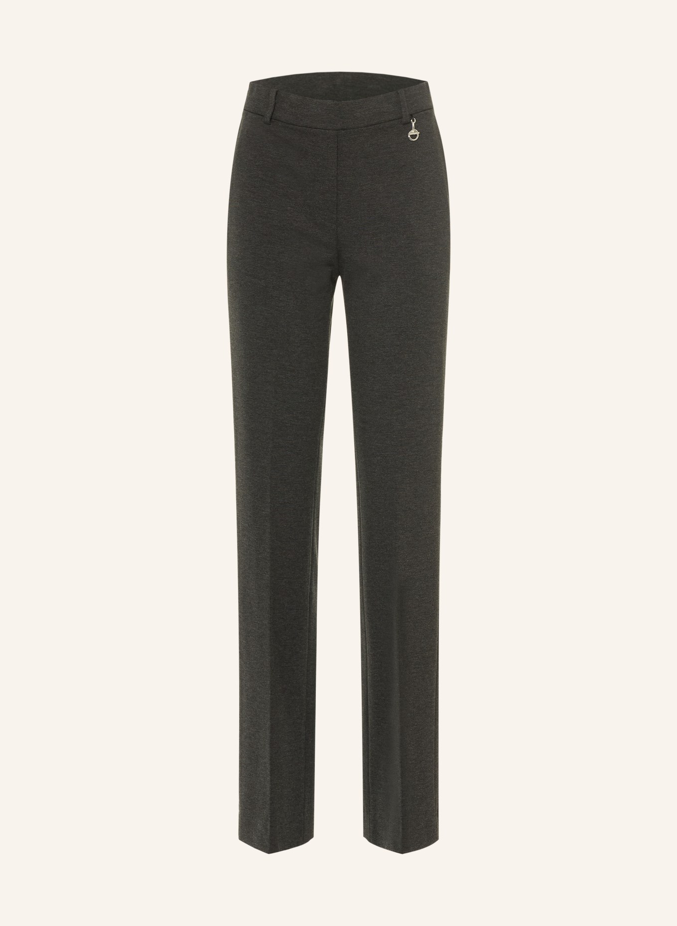 SEM PER LEI Bootcut jersey pants: DARK GRAY