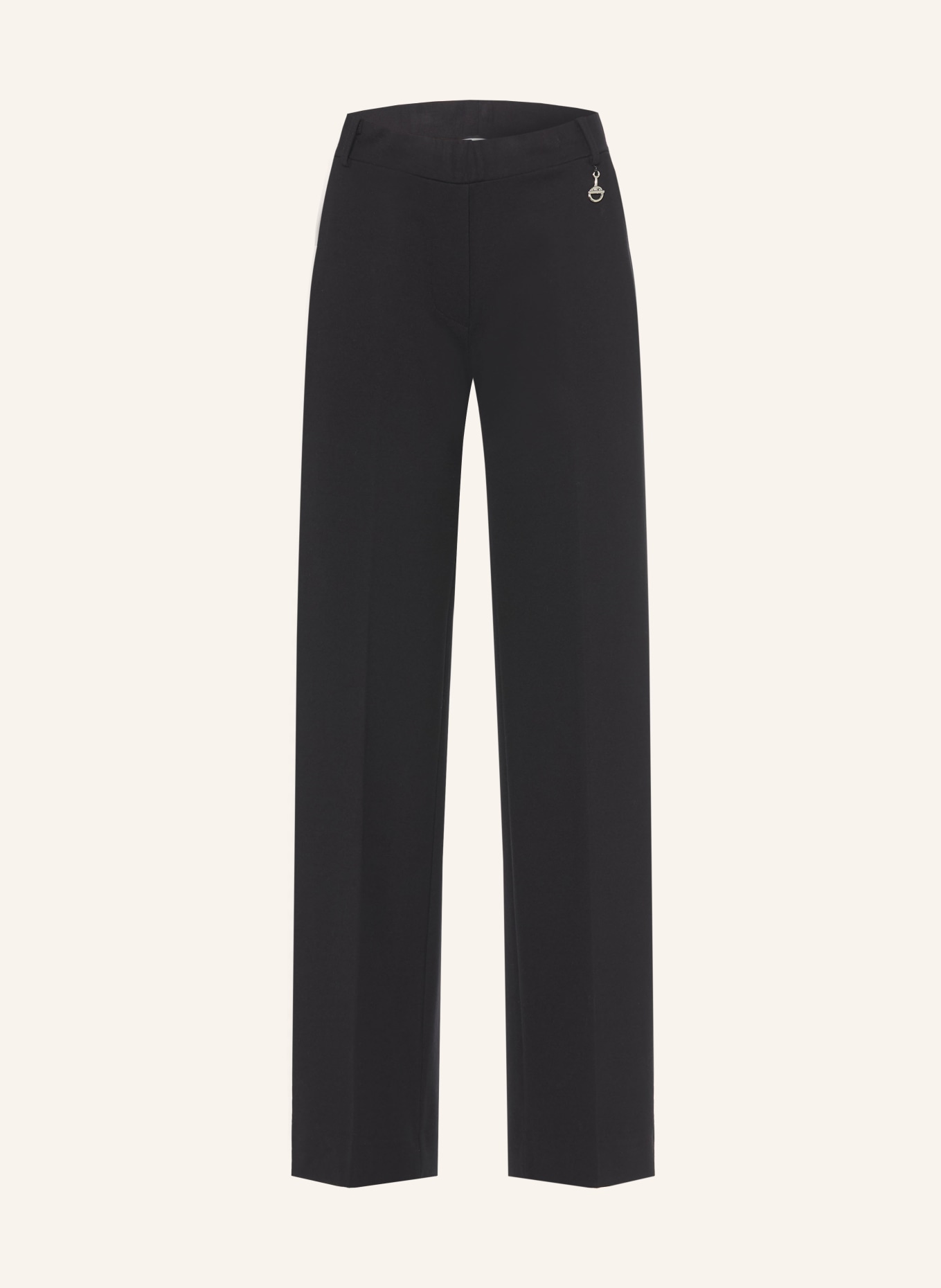 SEM PER LEI Jersey Marlene pants: BLACK