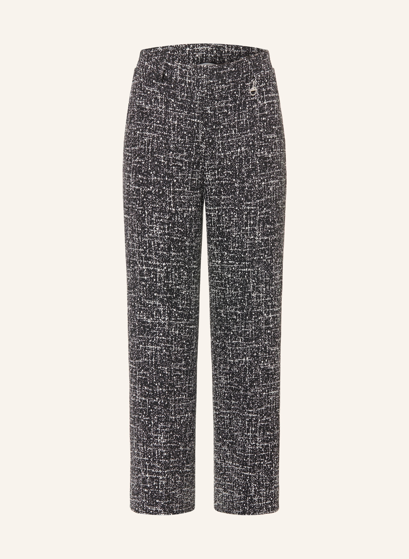 SEM PER LEI Jersey culottes: BLACK / WHITE
