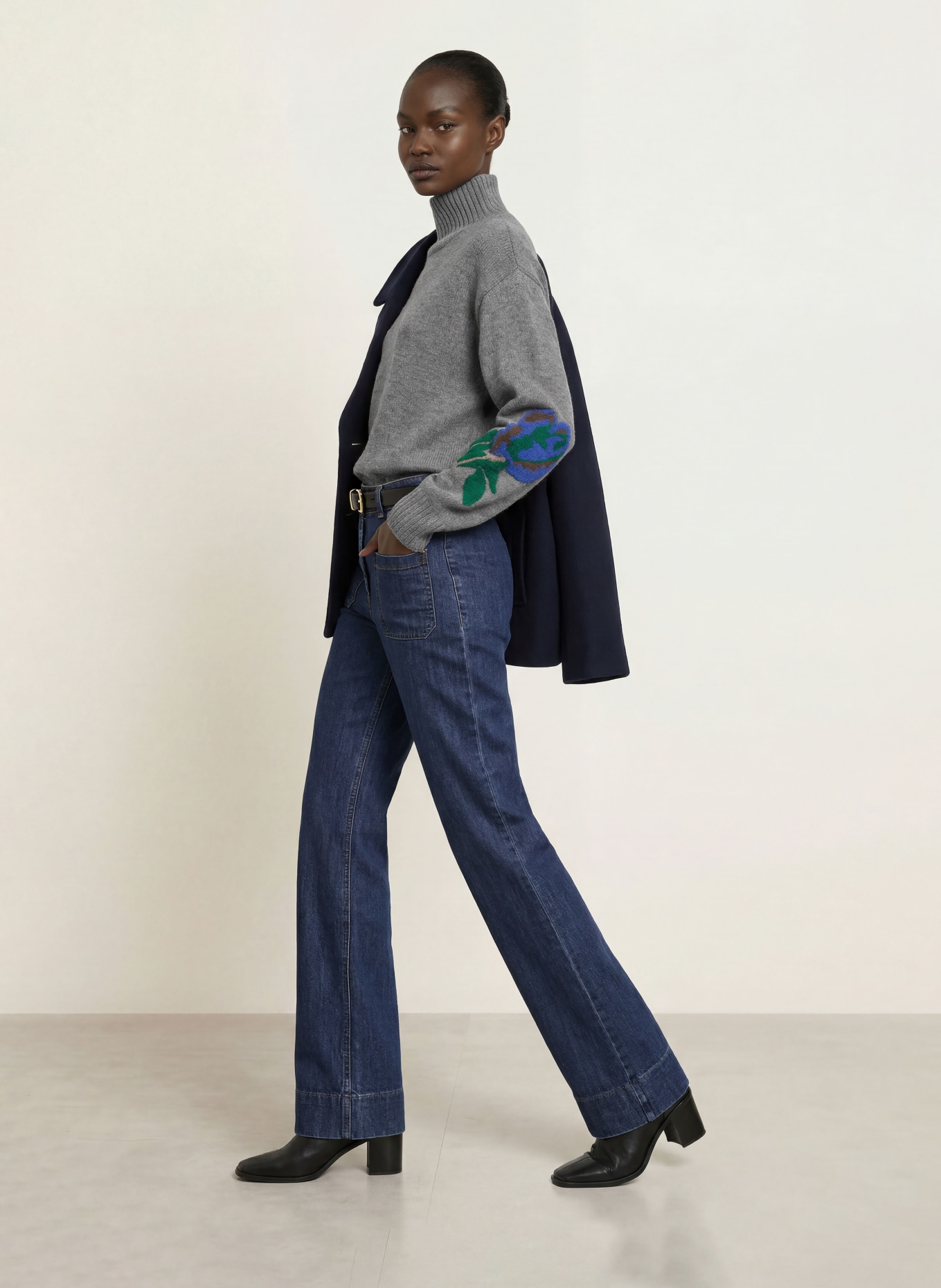 SEM PER LEI Sweaters: GRAY