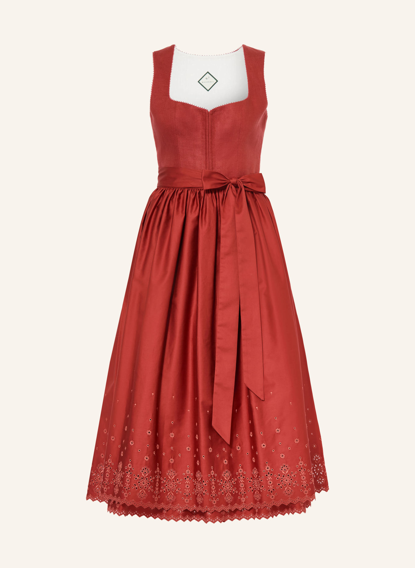 WALDORFF Dirndl PRIMULA: ROUGE