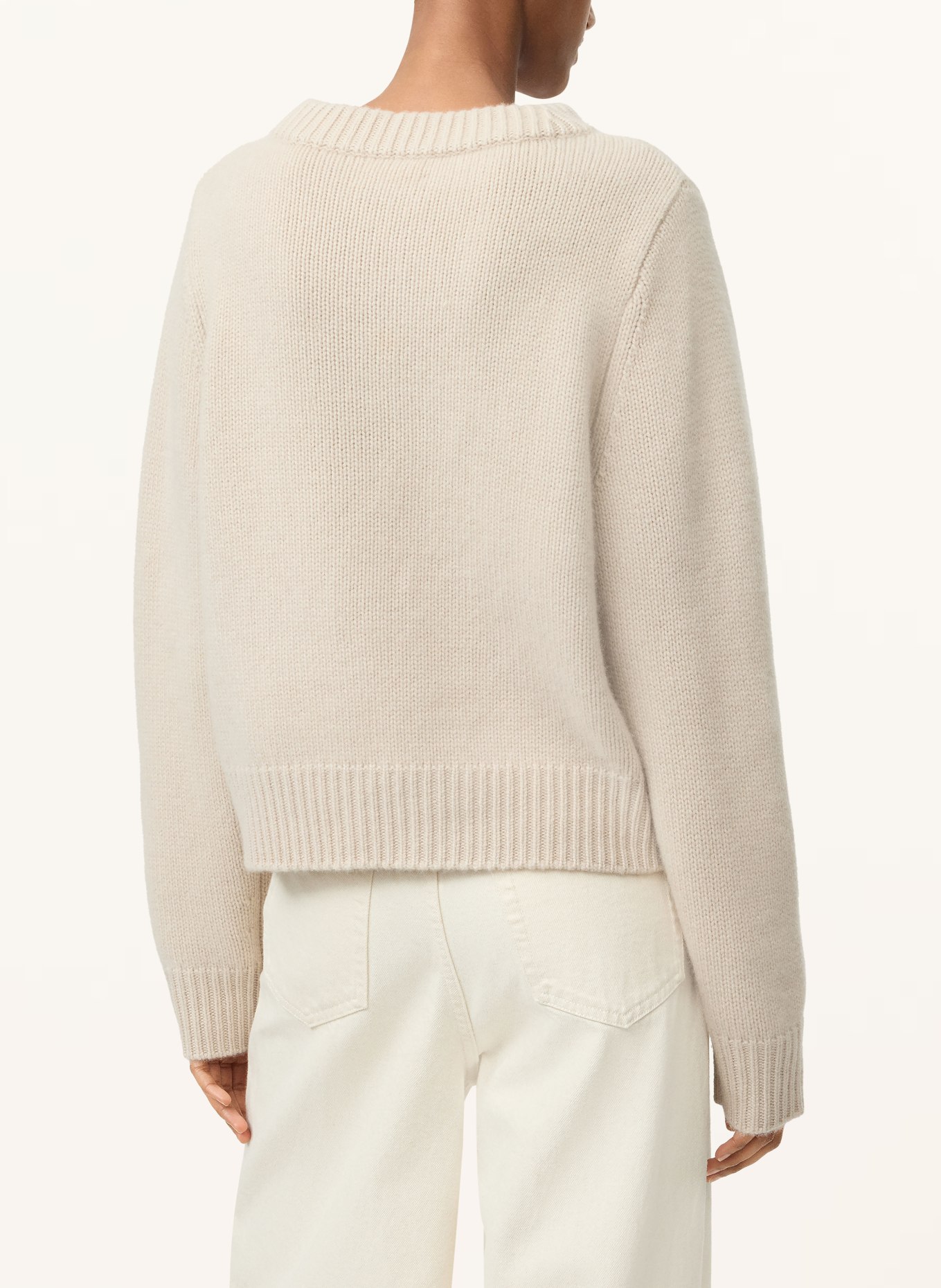 SOFT GOAT Cashmere-Pullover: CREME