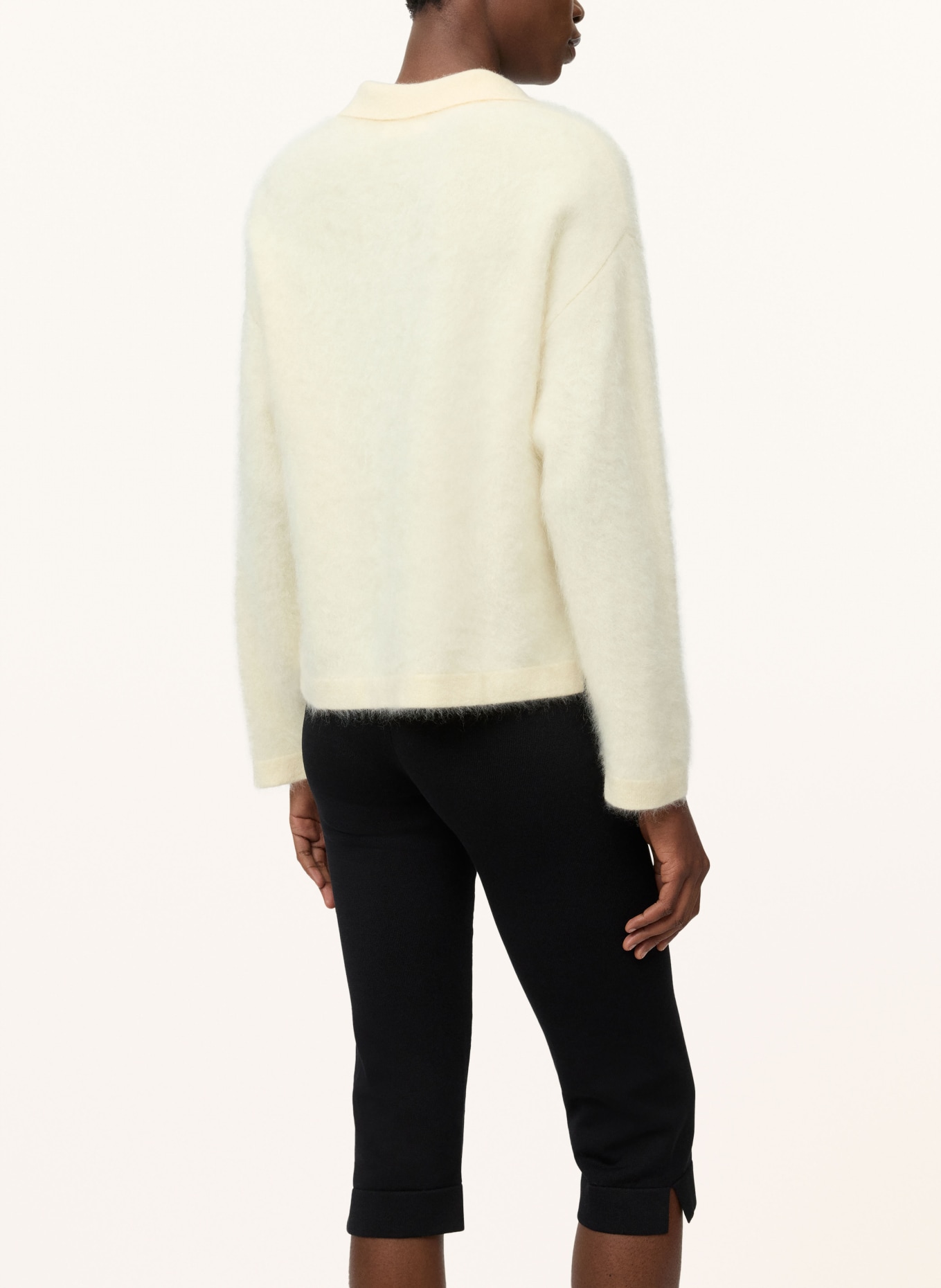 SOFT GOAT Cashmere cardigan: LIGHT YELLOW