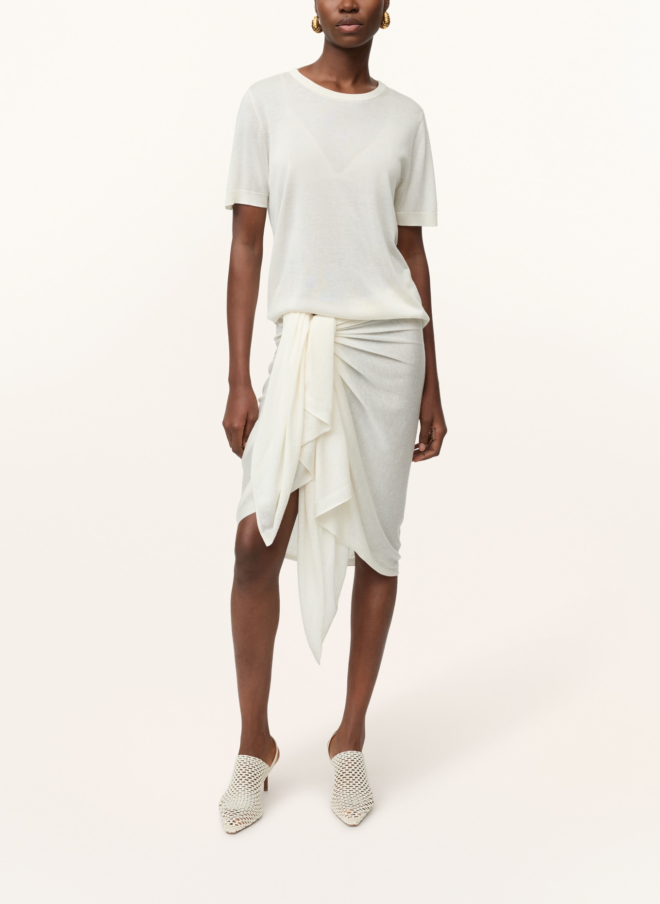 SOFT GOAT Strickshirt: CREME