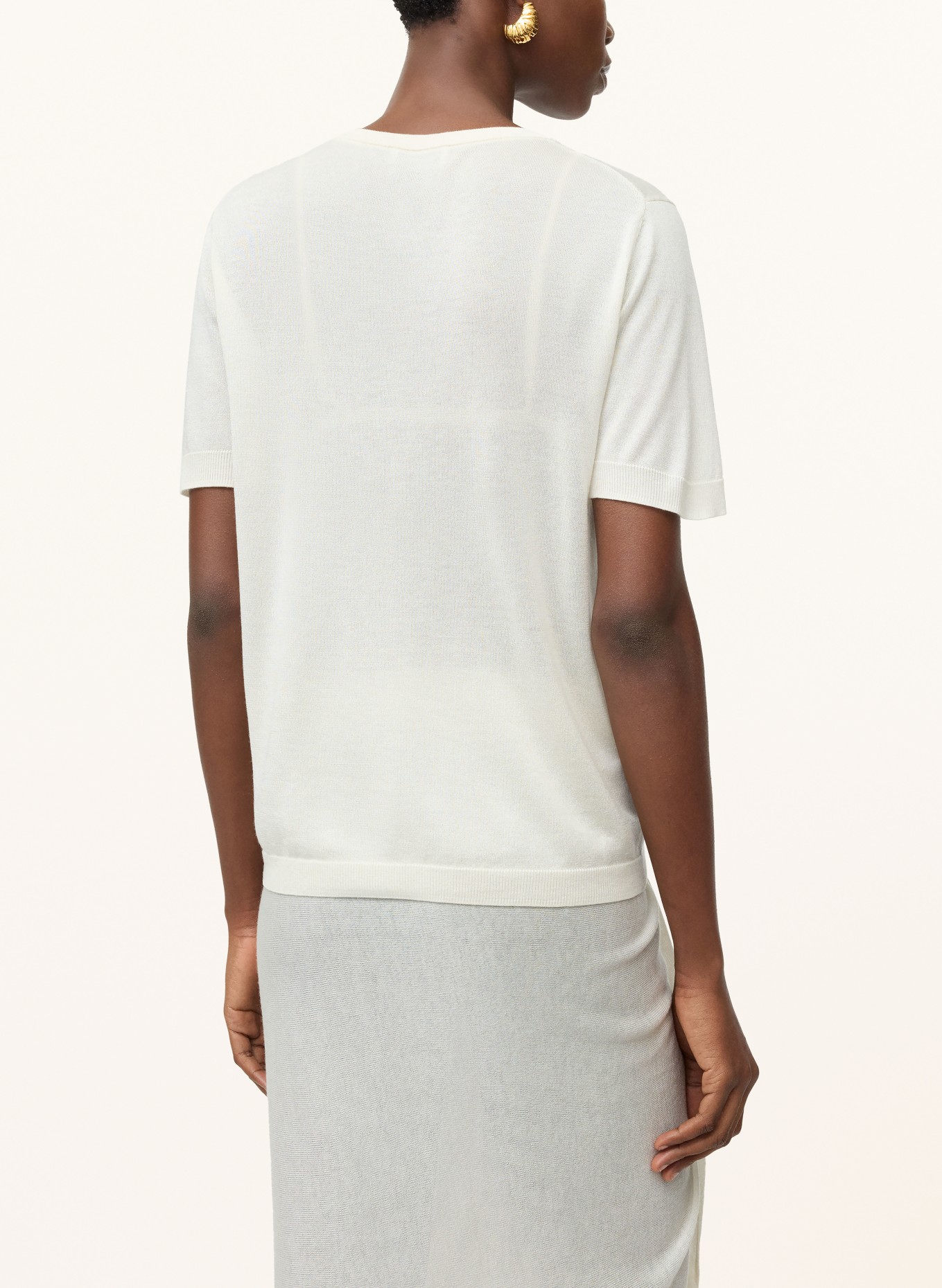 SOFT GOAT Strickshirt: CREME