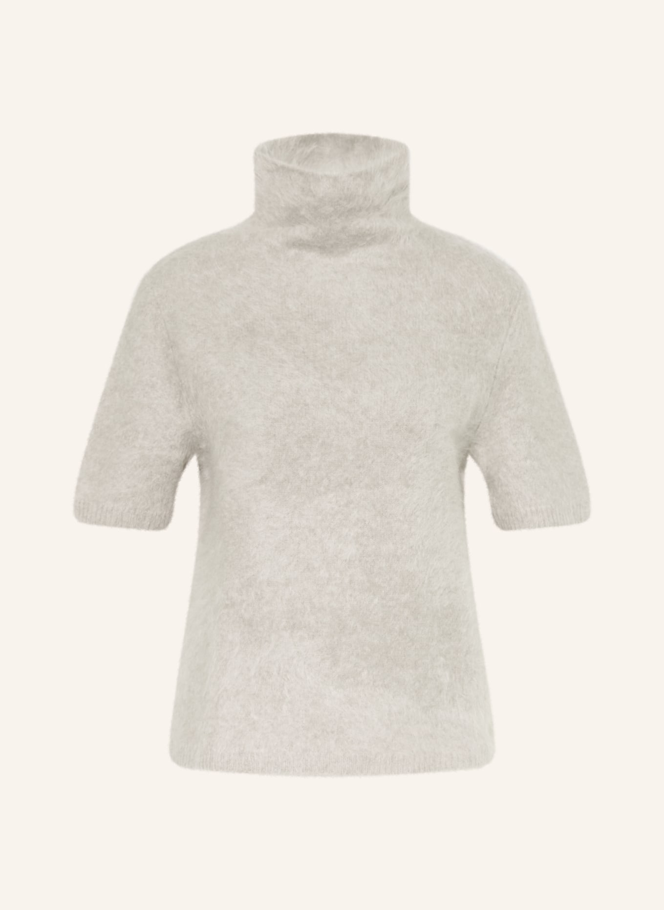 SOFT GOAT Strickshirt aus Cashmere: HELLGRAU