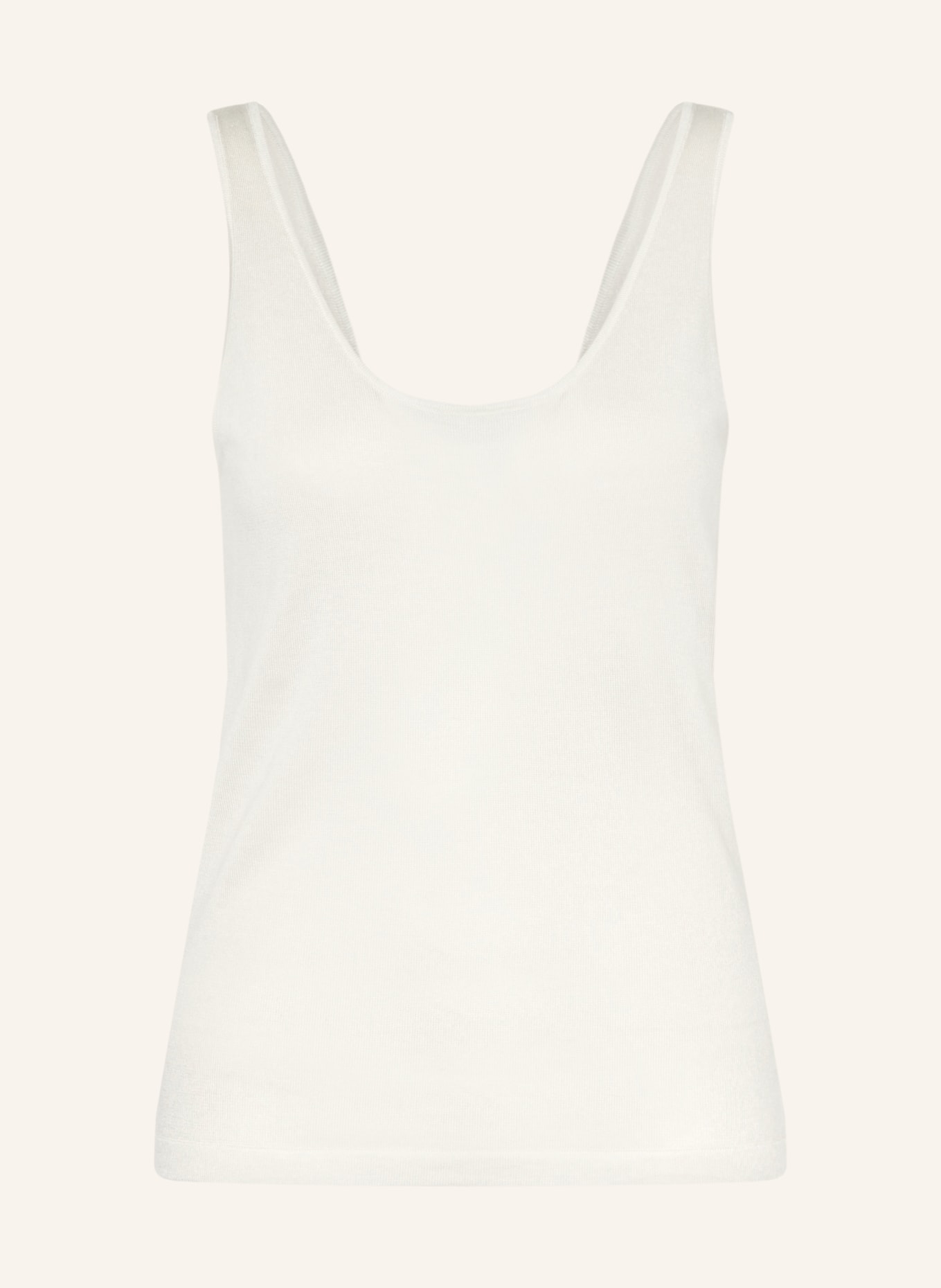 SOFT GOAT Knit top: CREAM