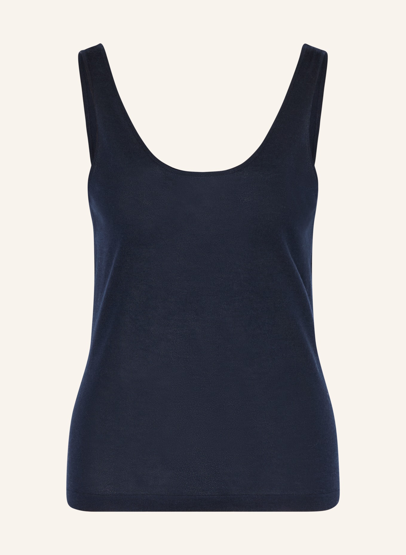 SOFT GOAT Gebreide top: DONKERBLAUW