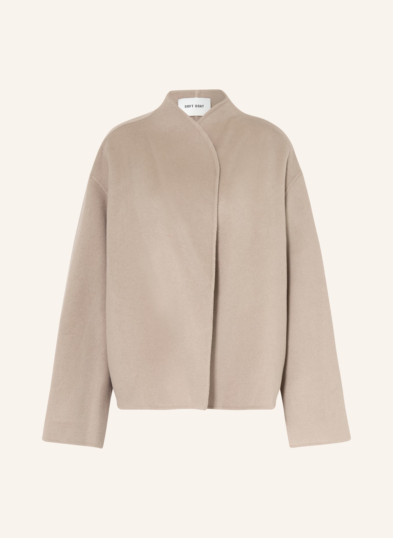 SOFT GOAT Jacket: TAUPE