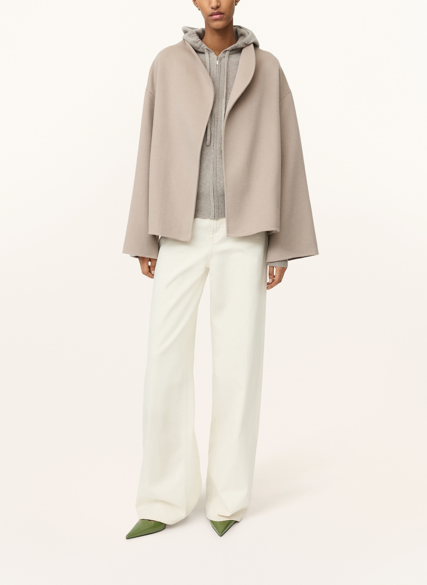 SOFT GOAT Jacket: TAUPE