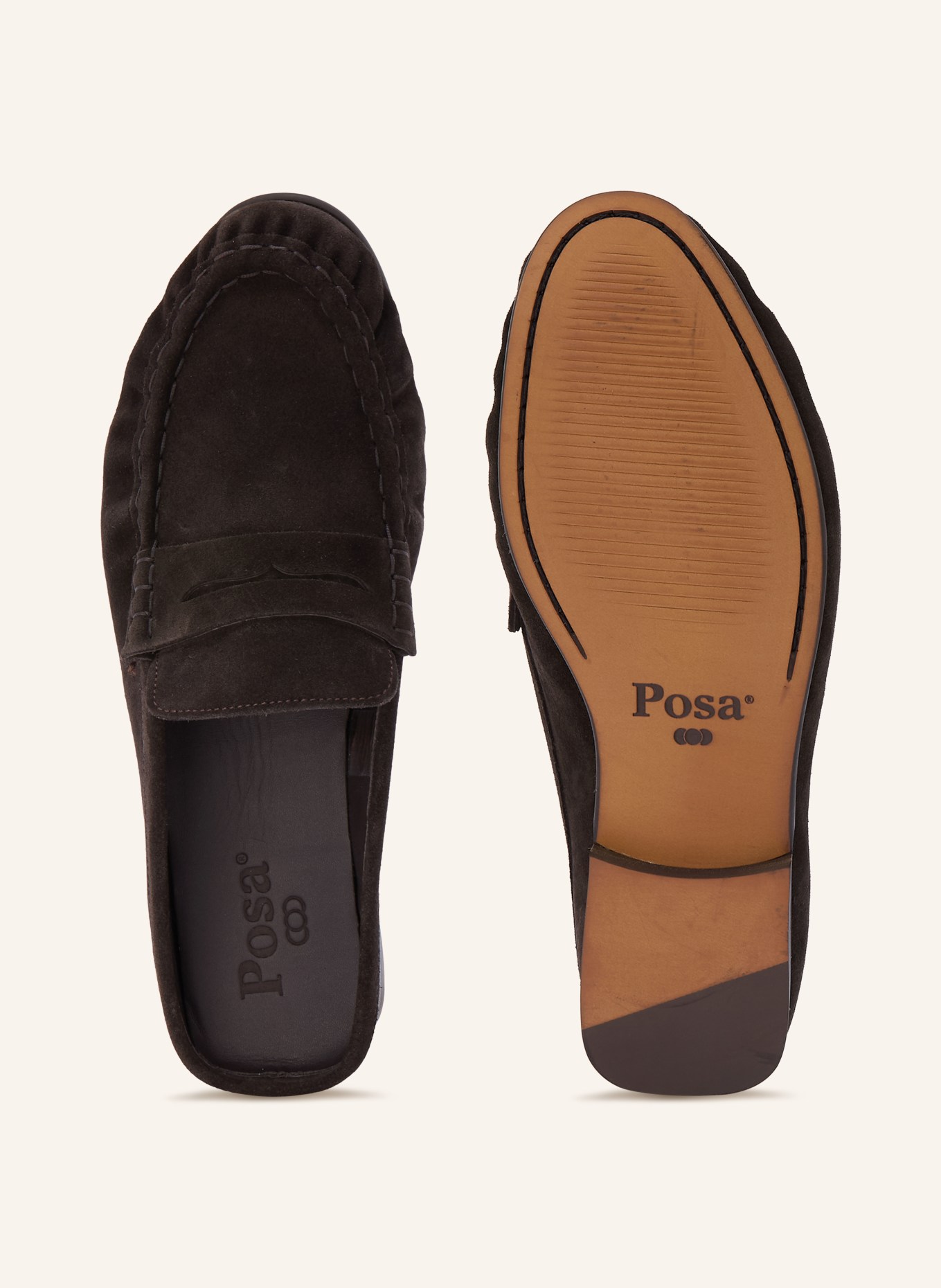 Posa Mocassins: MARRON FONCÉ