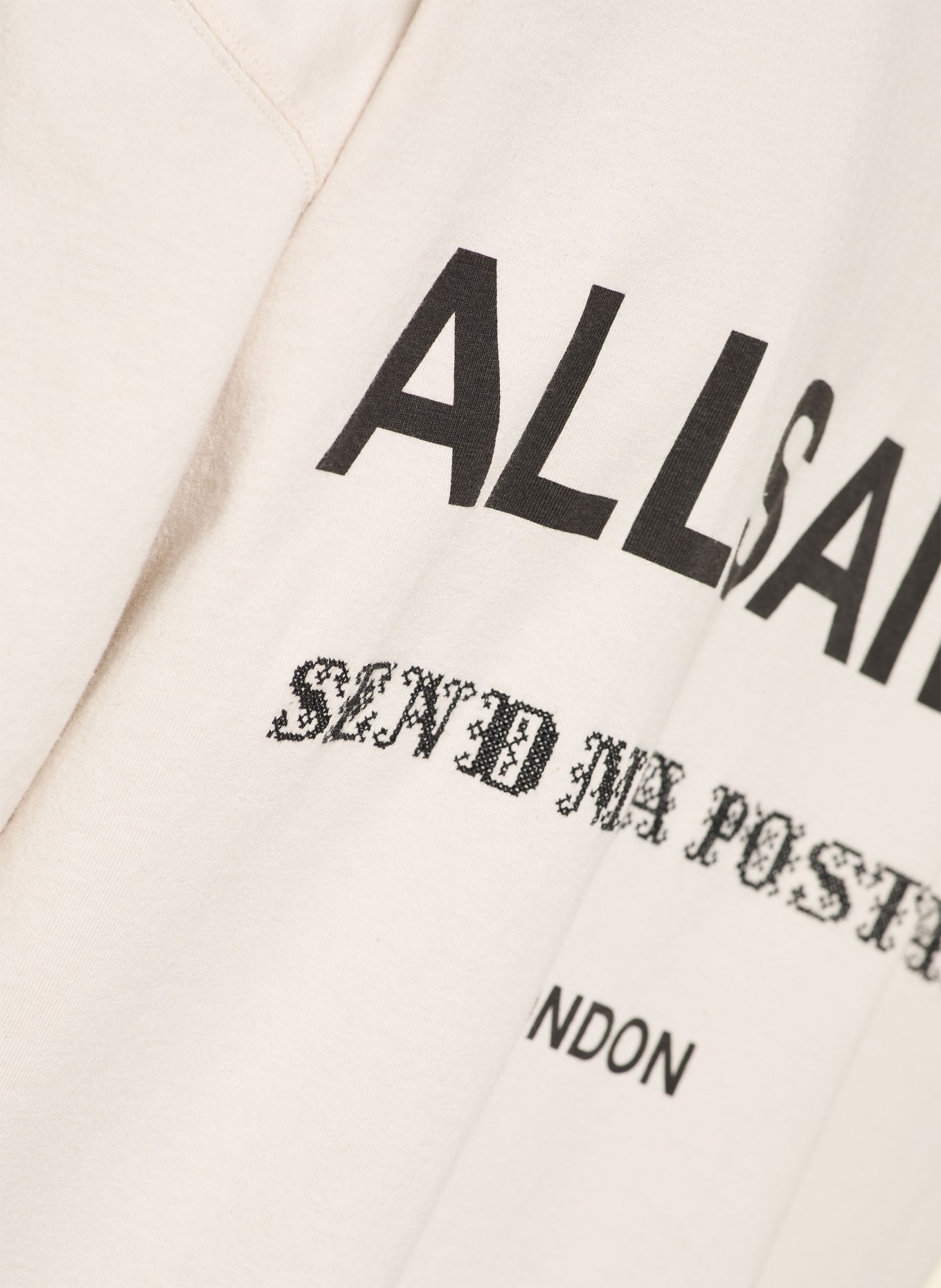 ALLSAINTS DREAMER T-Shirt: CREAM / BLACK