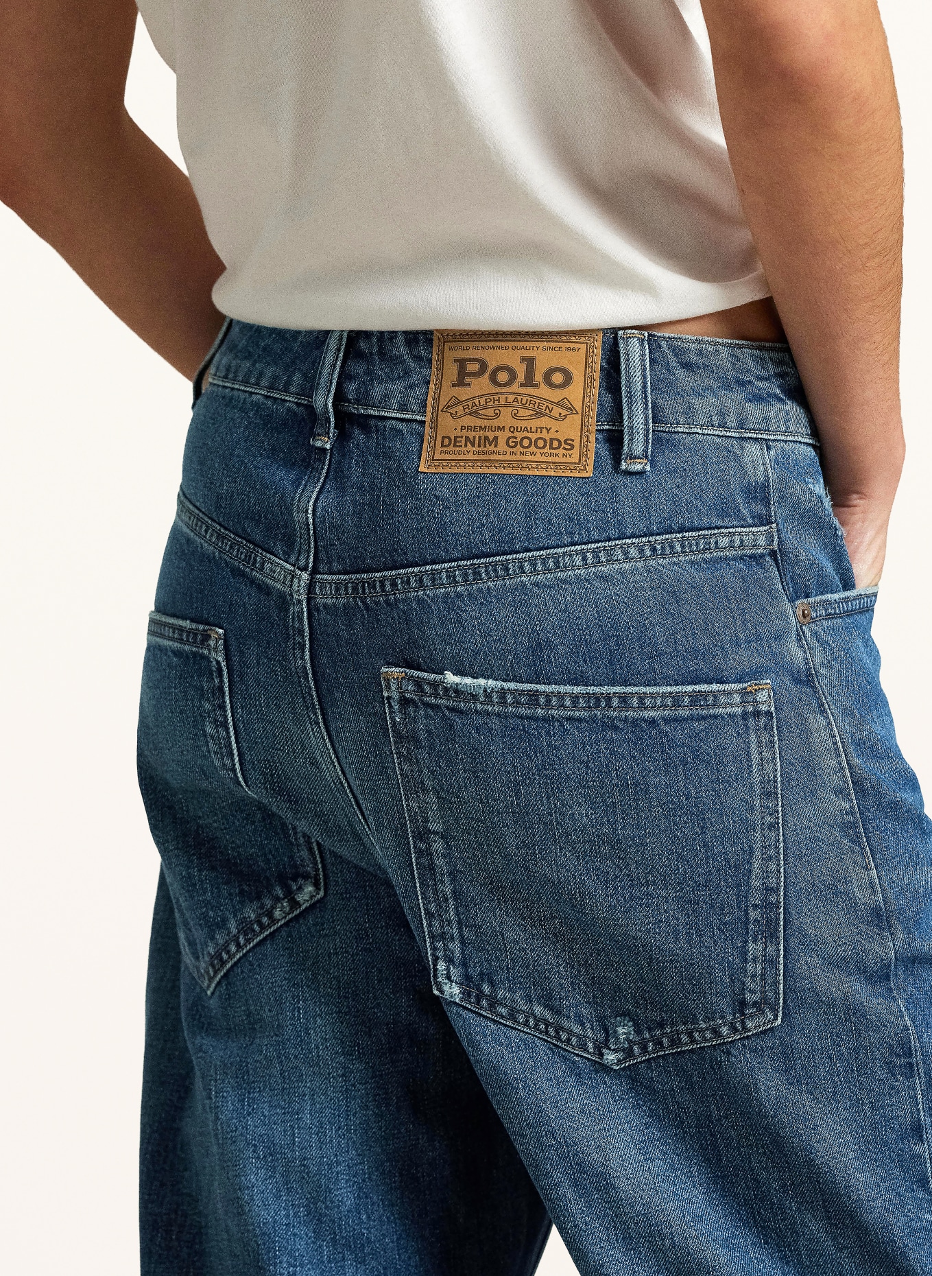 POLO RALPH LAUREN Rovné džíny: 001 DALLAZ WASH