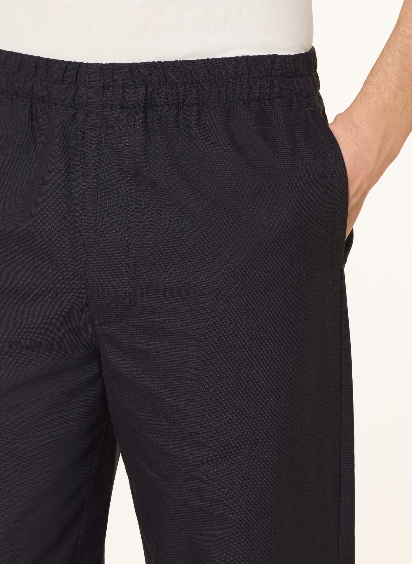 ARKET Regular-fit pants: DARK BLUE