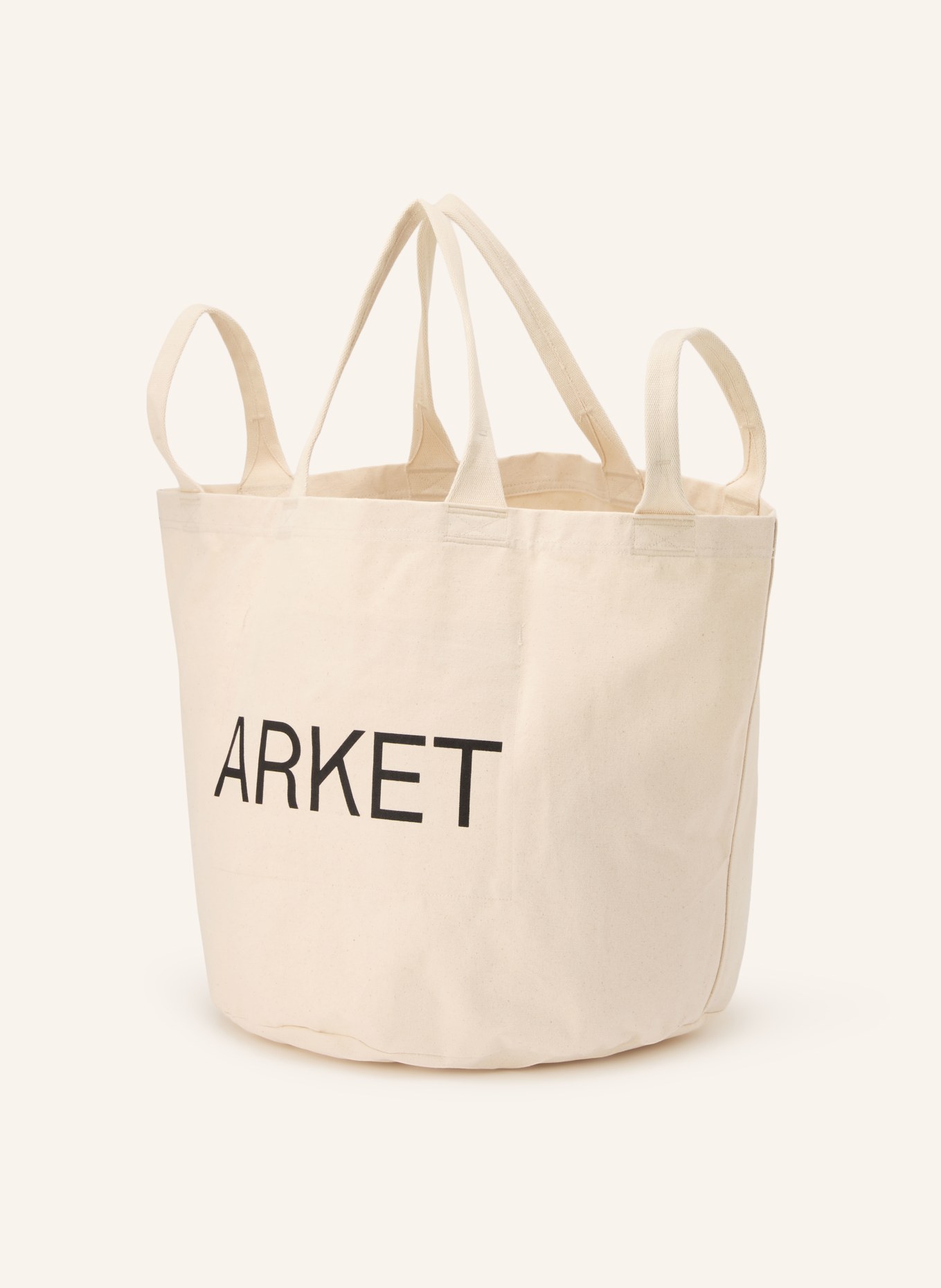 ARKET Taška XL: KRÉMOVÁ