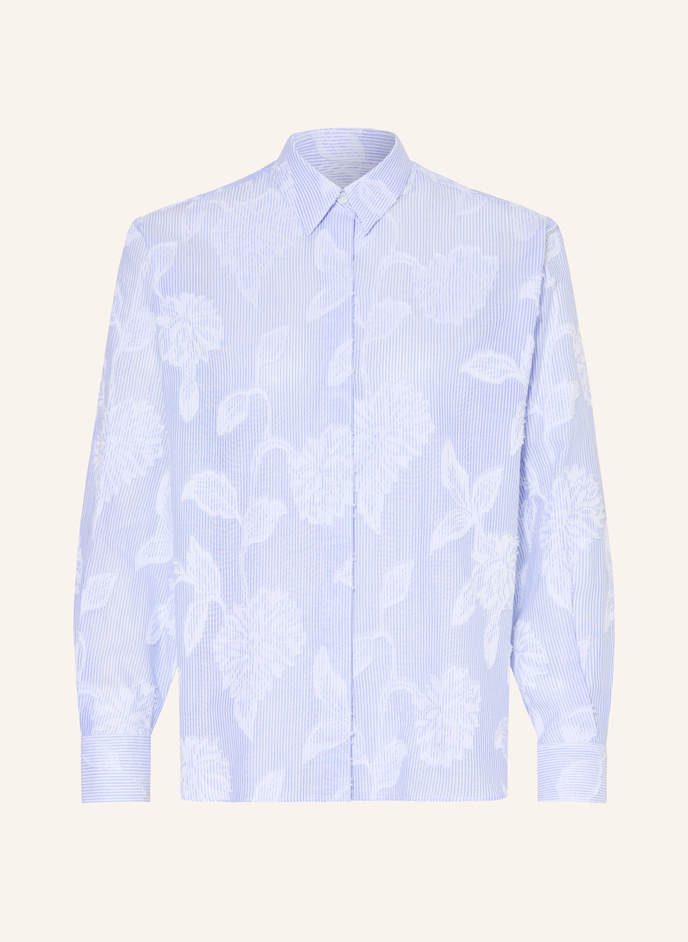 lilienfels Shirt blouse: BLUE / WHITE