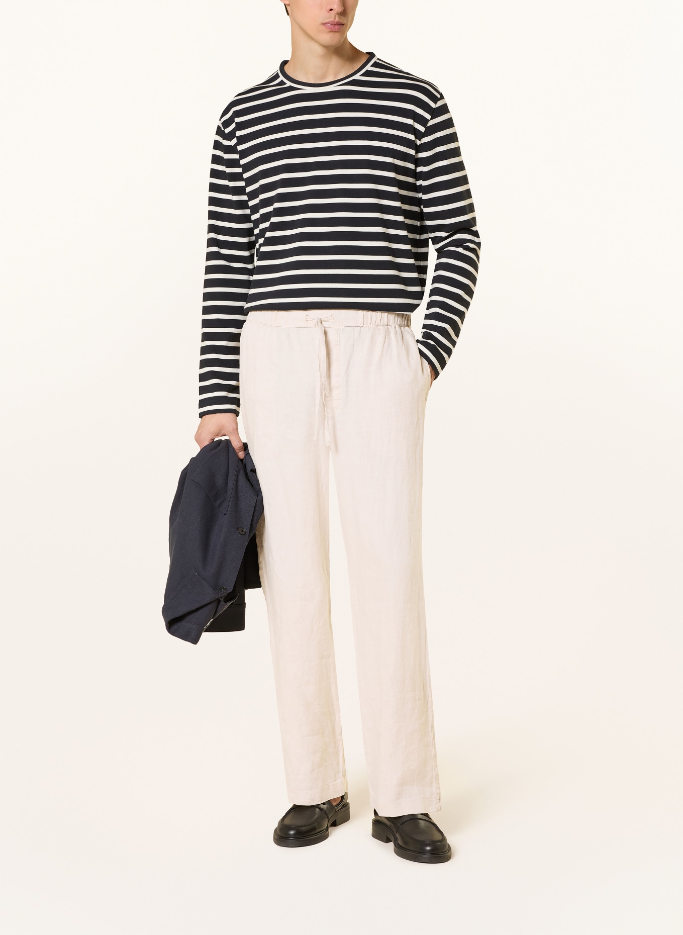 ARKET Leinenhose Regular Fit: BEIGE