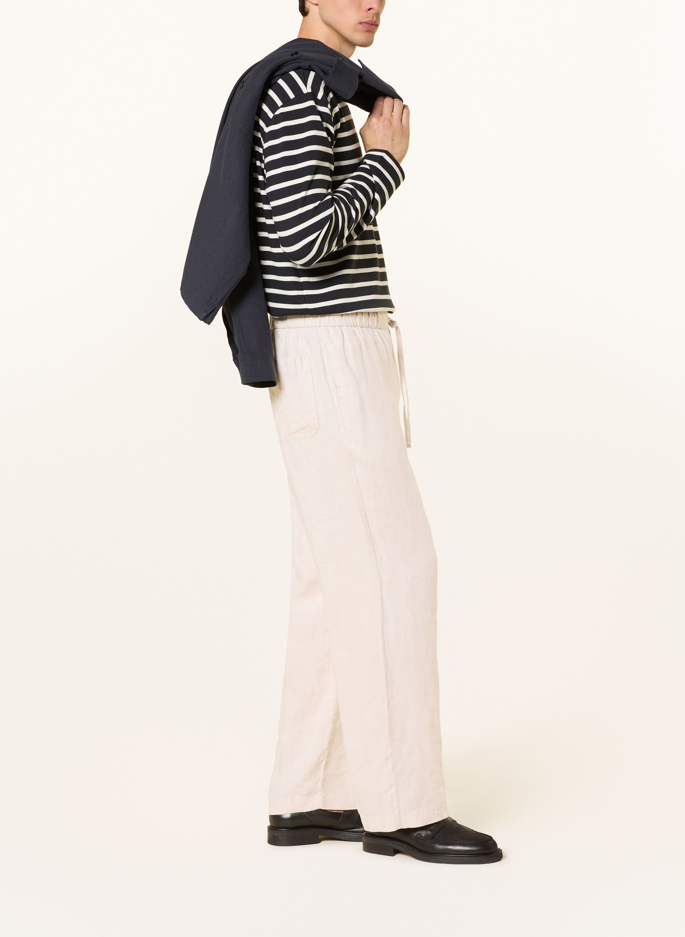 ARKET Leinenhose Regular Fit: BEIGE