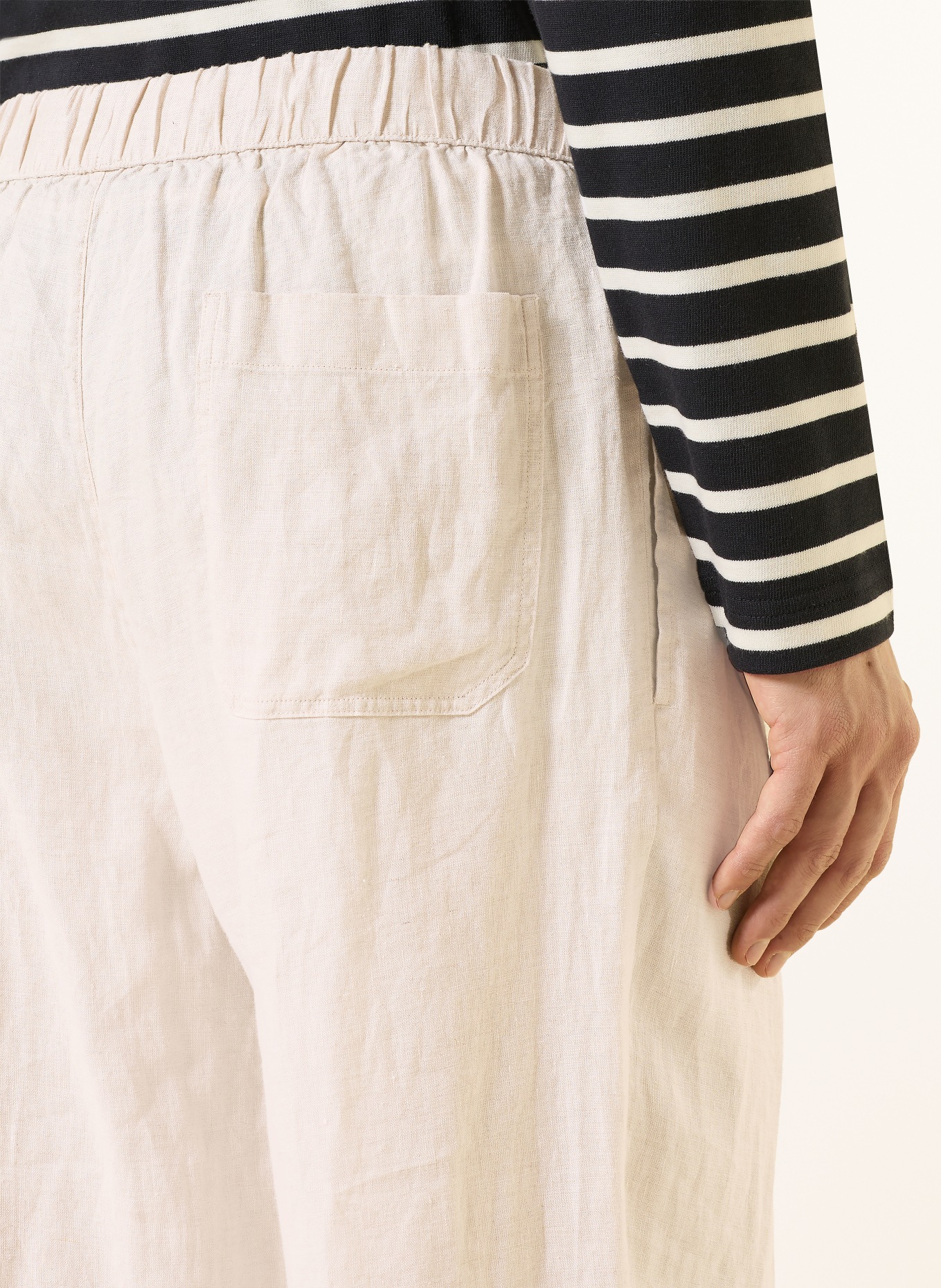 ARKET Leinenhose Regular Fit: BEIGE
