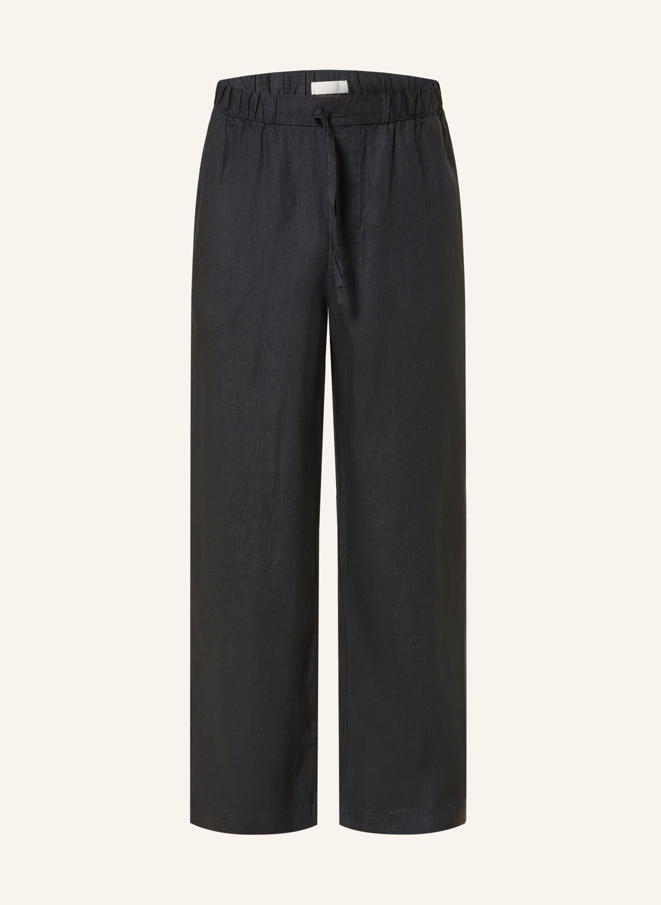 ARKET Leinenhose Regular Fit: DUNKELBLAU