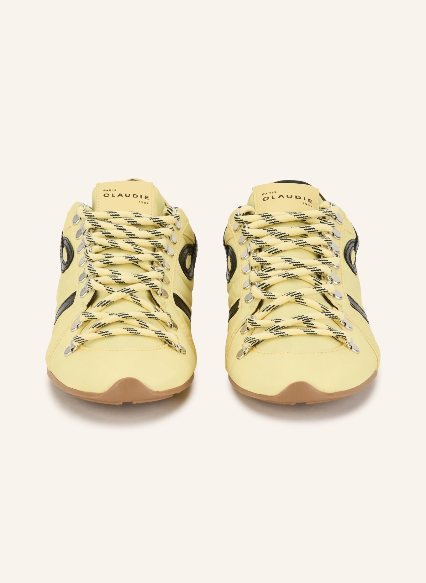 CLAUDIE PIERLOT Sneaker: GELB / SCHWARZ