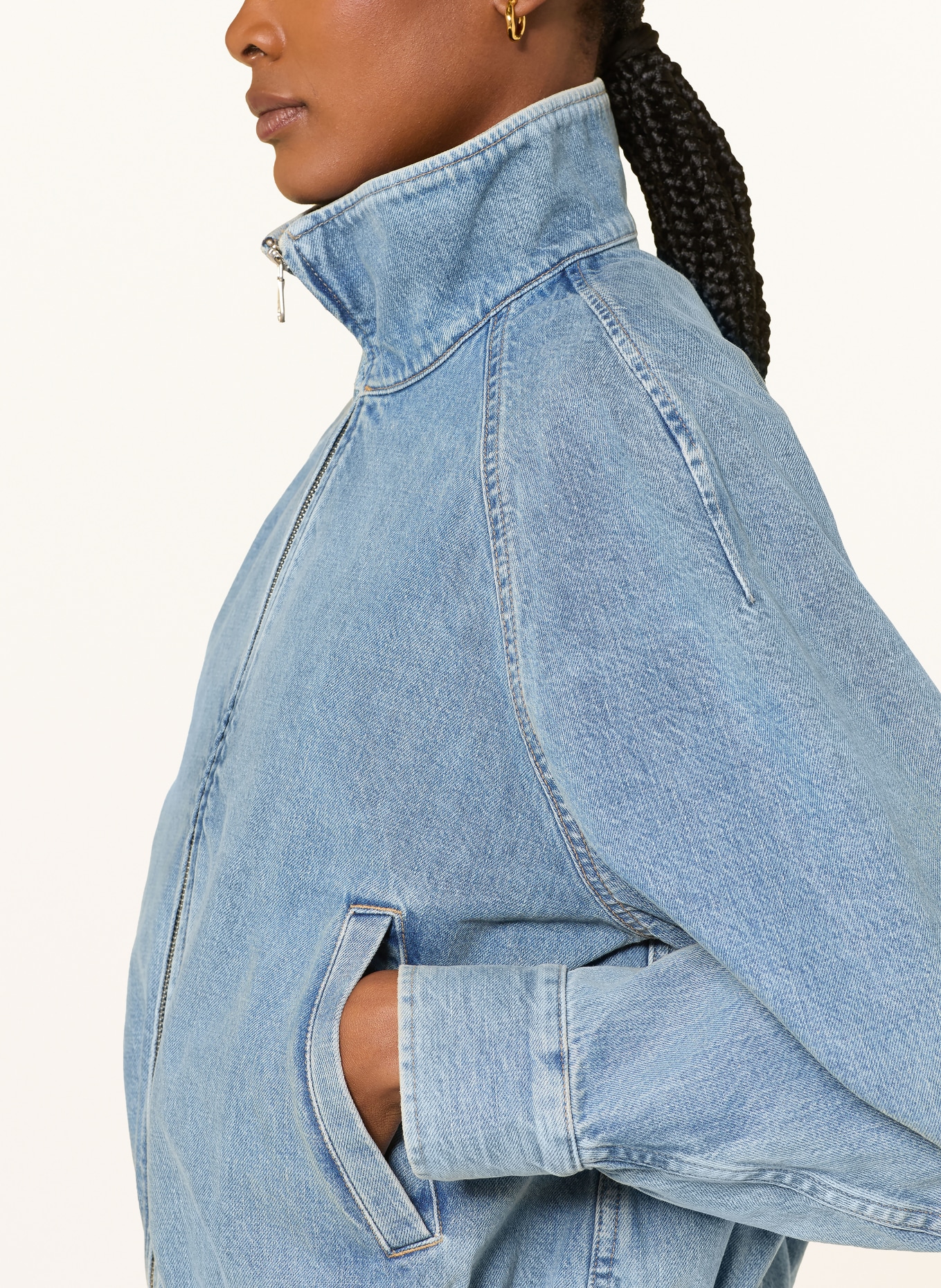 ARKET MILOU Denim Jacket: 001 Denim Blue Medium