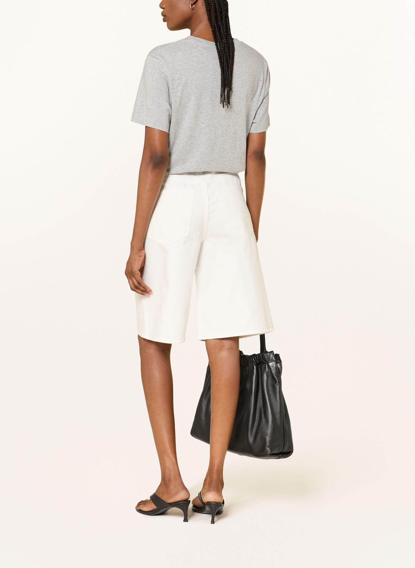 ARKET Jeans-Bermudas: 007 Optic White