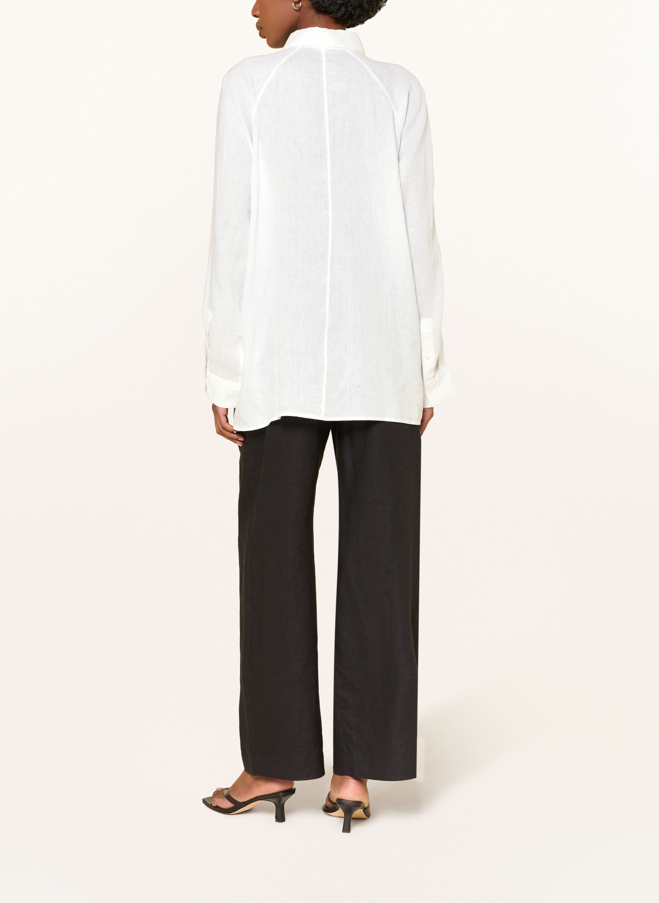 ARKET Linnen blouse: WIT