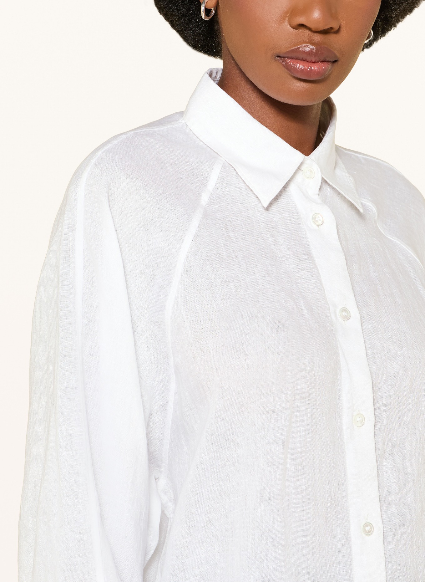 ARKET Linnen blouse: WIT