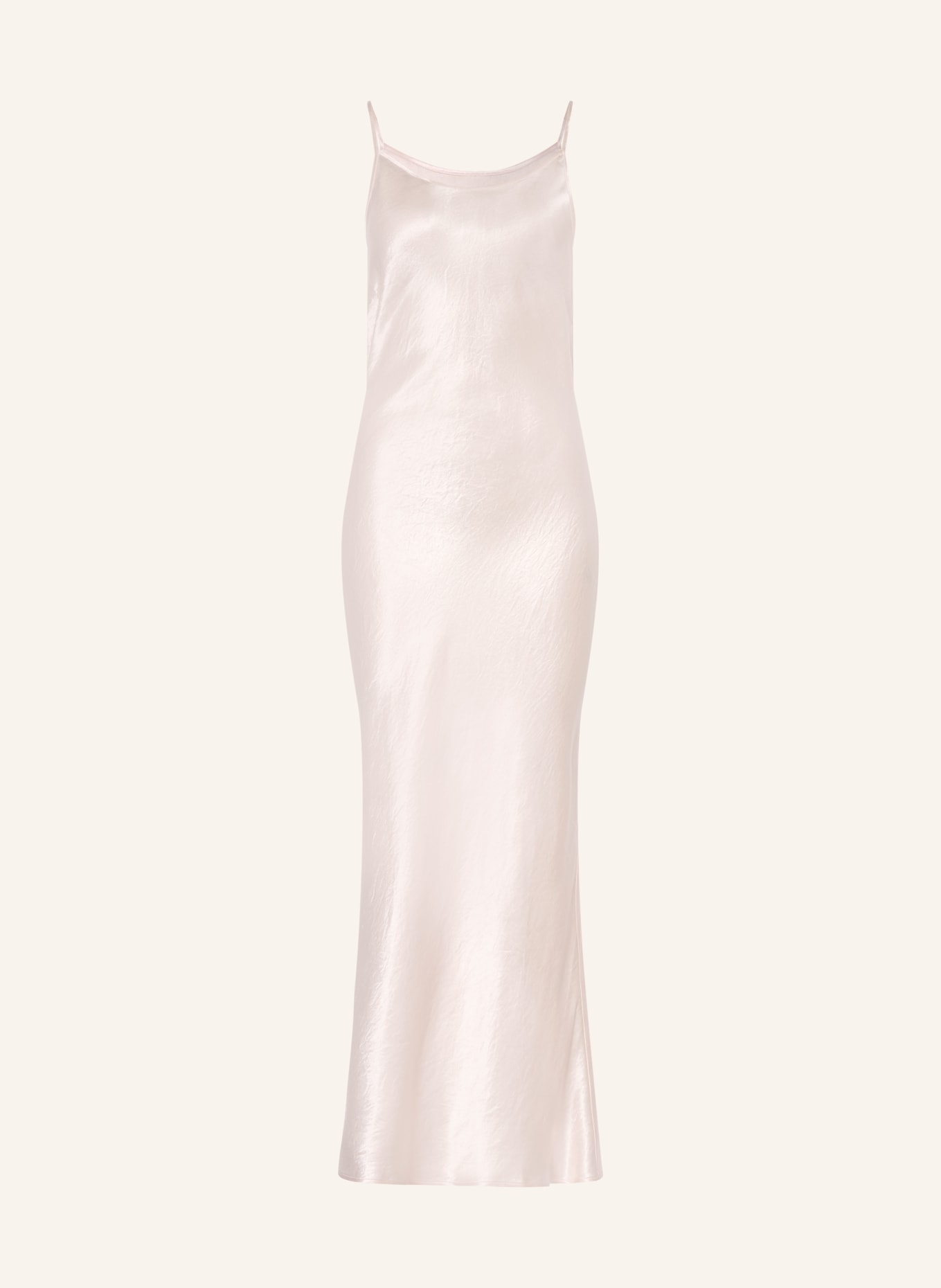 ARKET Robe en satin ATLAS: ARGENT