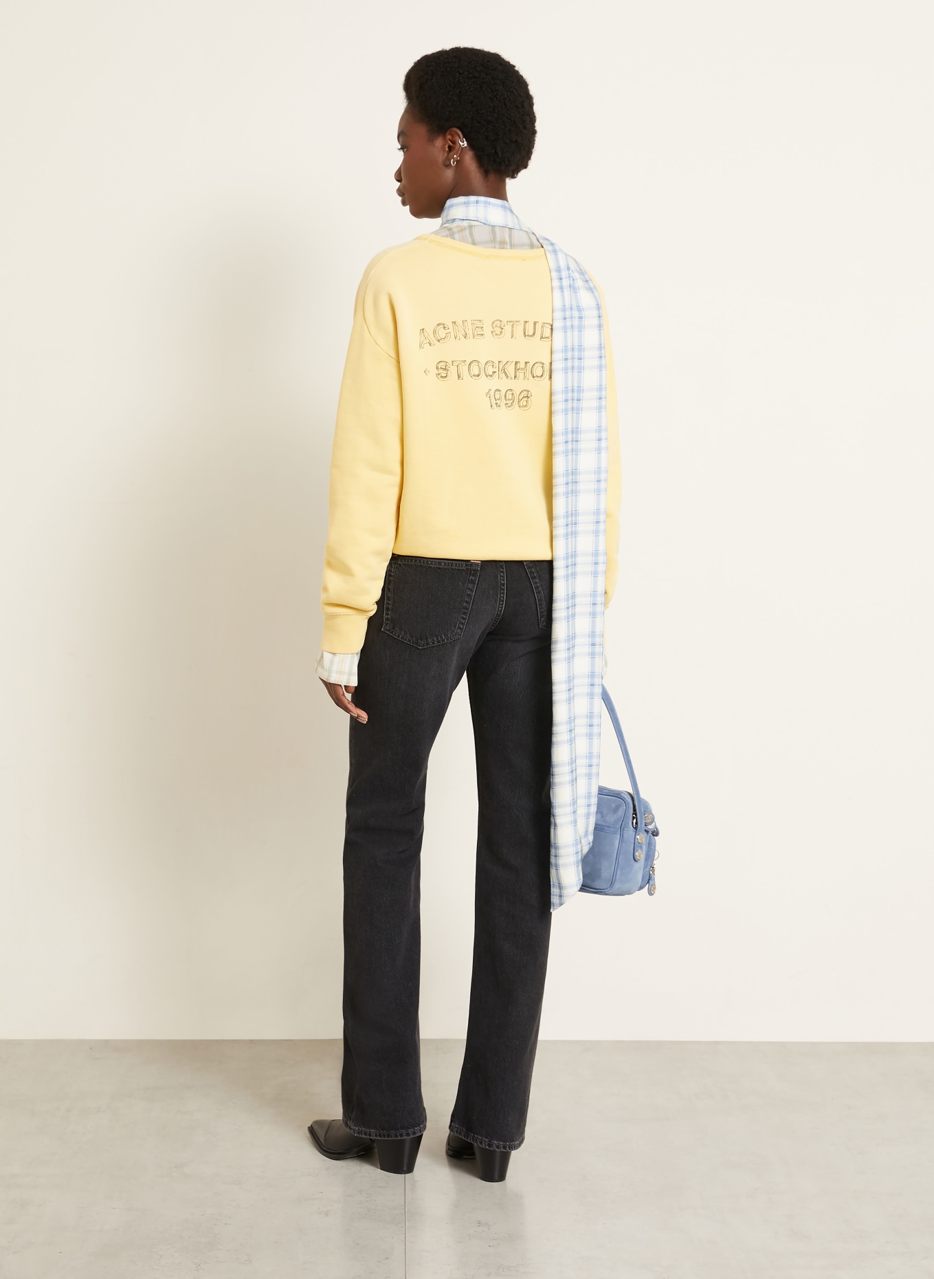 Acne Studios Bootcut jeans: 900 BLACK