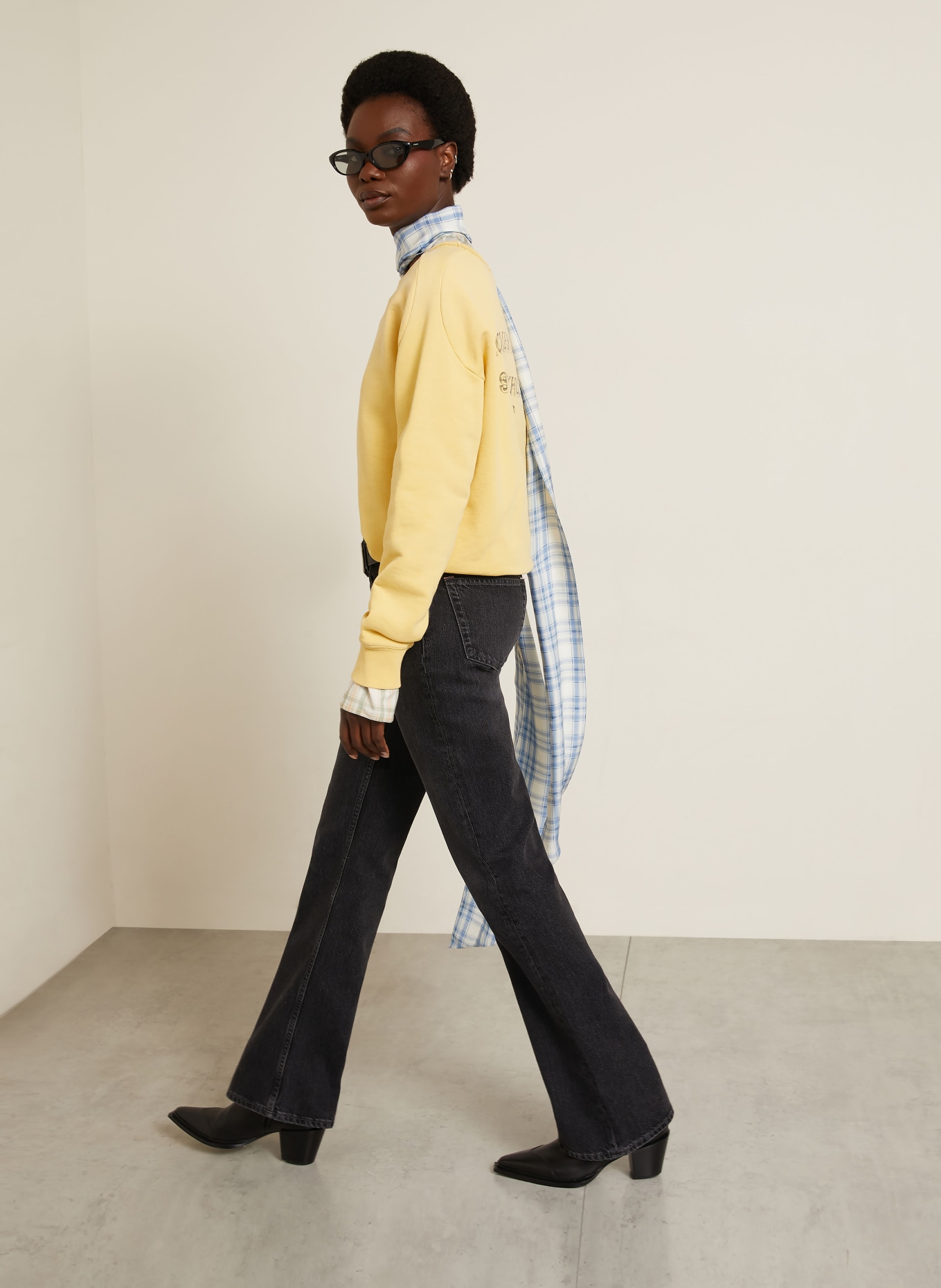 Acne Studios Bootcut jeans: 900 BLACK