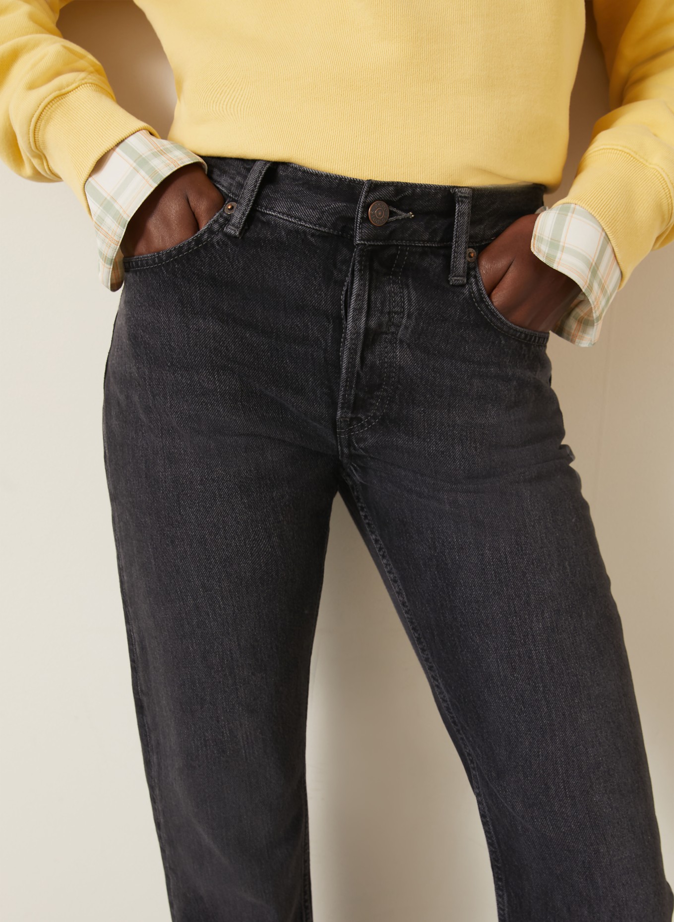 Acne Studios Bootcut jeans: 900 BLACK