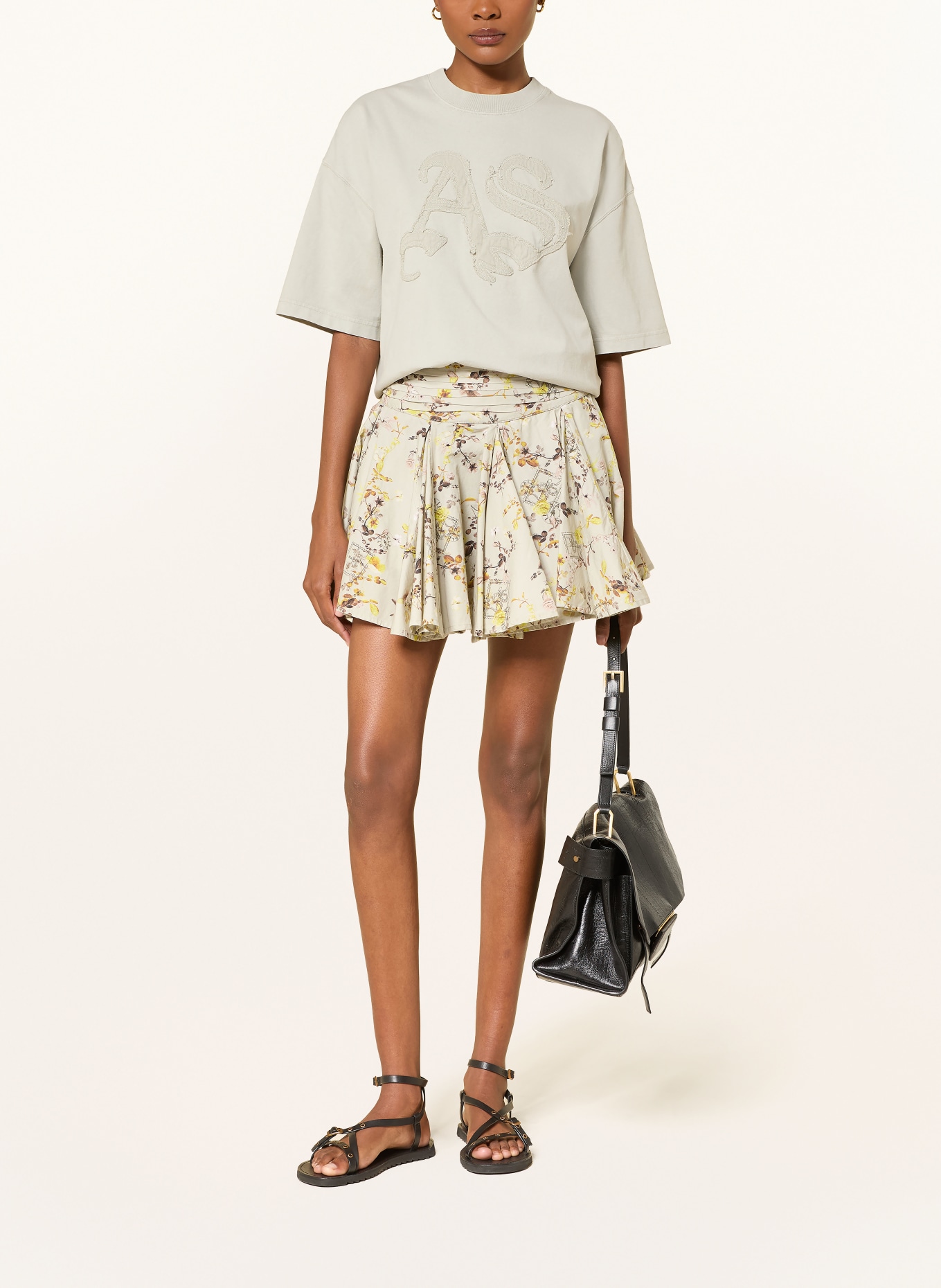 ALLSAINTS T-Shirt INSIGNIA ETTA: HELLGRÜN