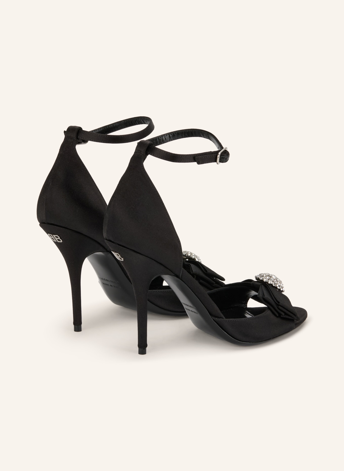 BALENCIAGA Sandales PALAZZO: NOIR