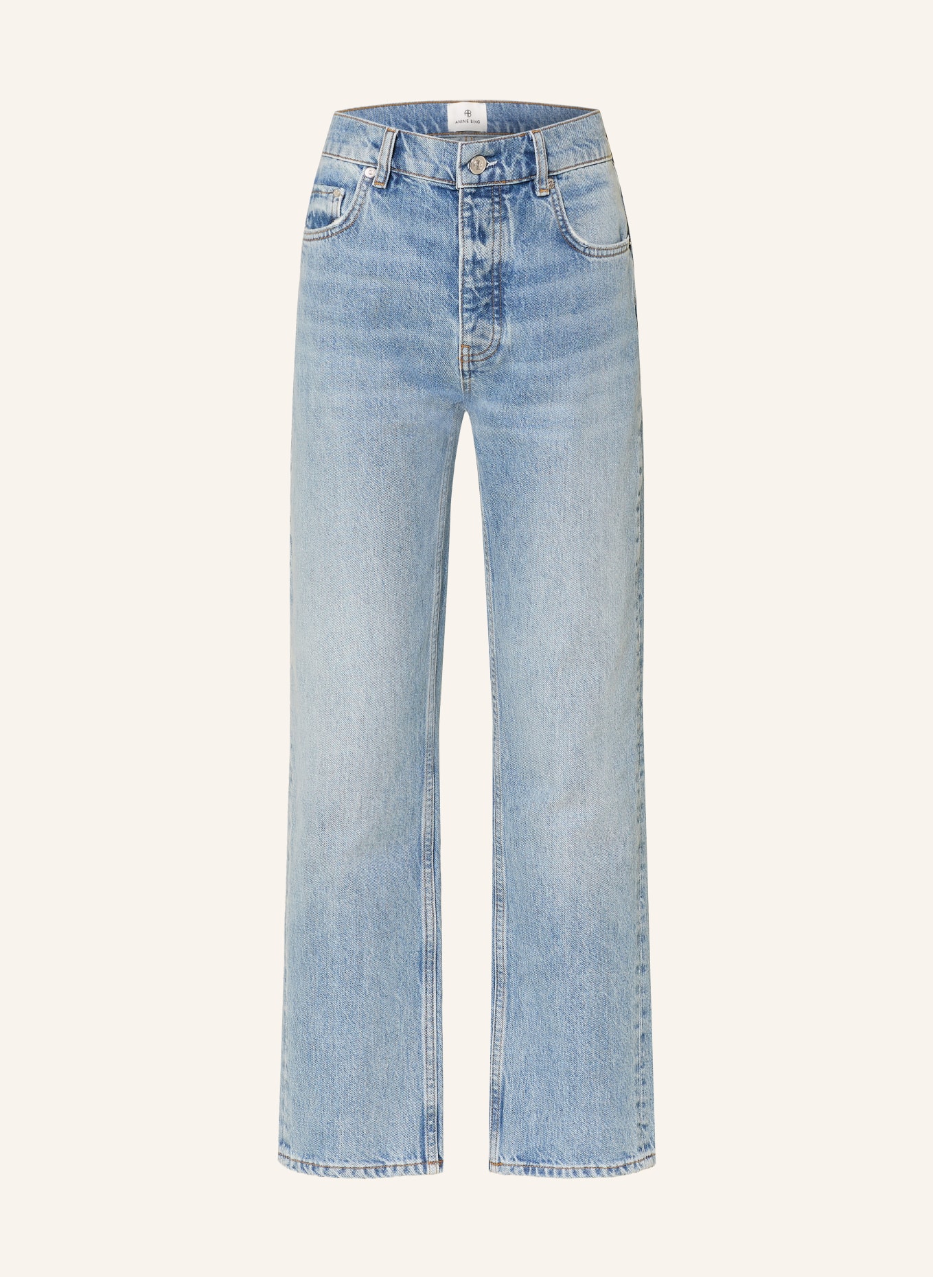 ANINE BING Straight Jeans KATE: ARBOR BLUE ARBOR BLUE