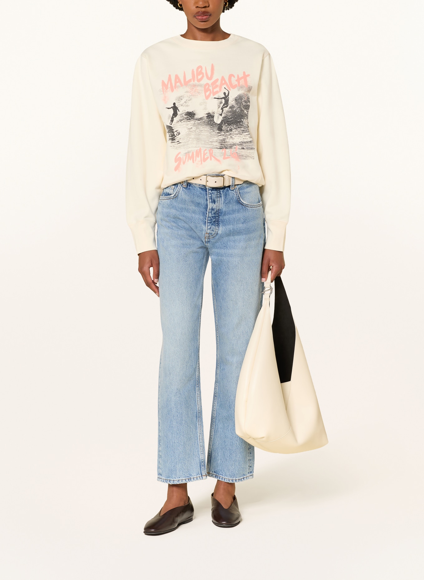ANINE BING Straight Jeans KATE: ARBOR BLUE ARBOR BLUE