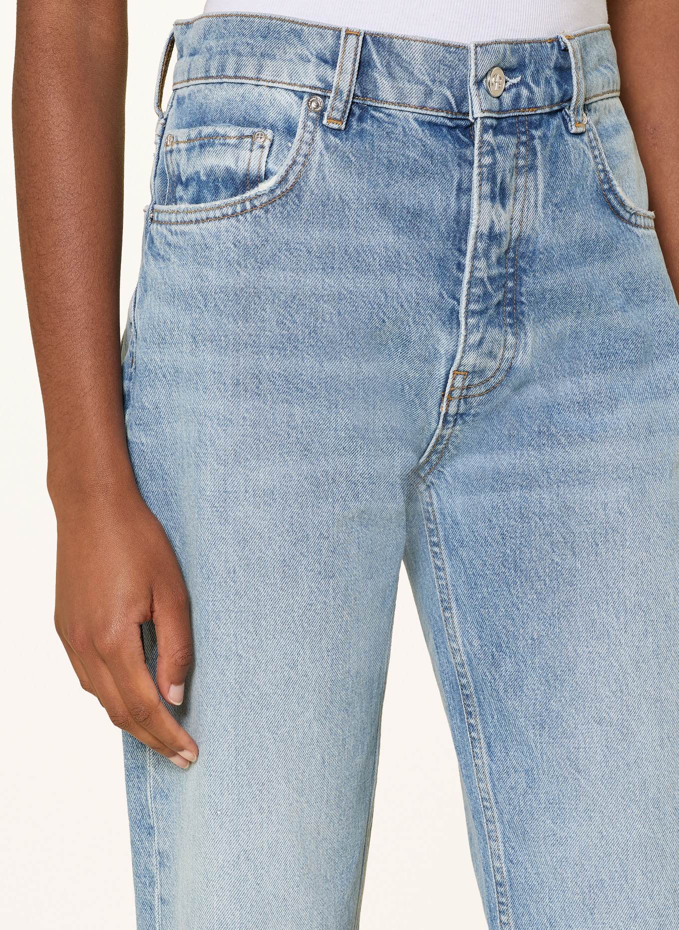 ANINE BING Straight Jeans KATE: ARBOR BLUE ARBOR BLUE