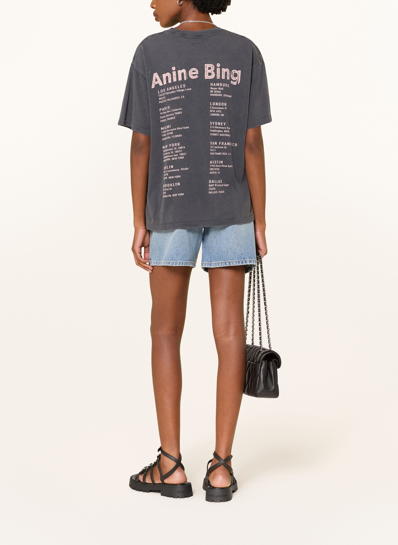 ANINE BING Jeansshorts DELANEY: ARBOR BLUE ARBOR BLUE