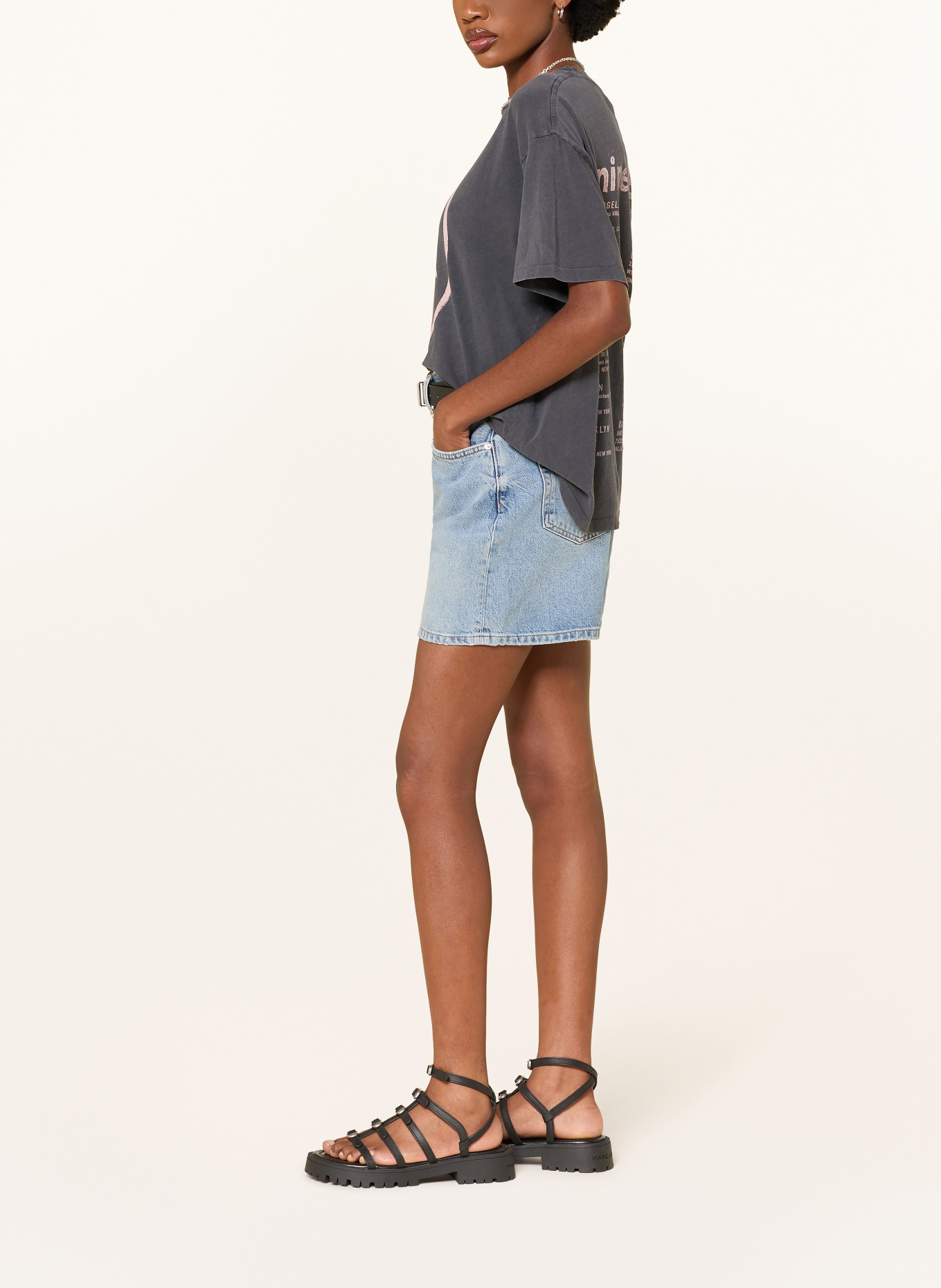 ANINE BING Jeansshorts DELANEY: ARBOR BLUE ARBOR BLUE