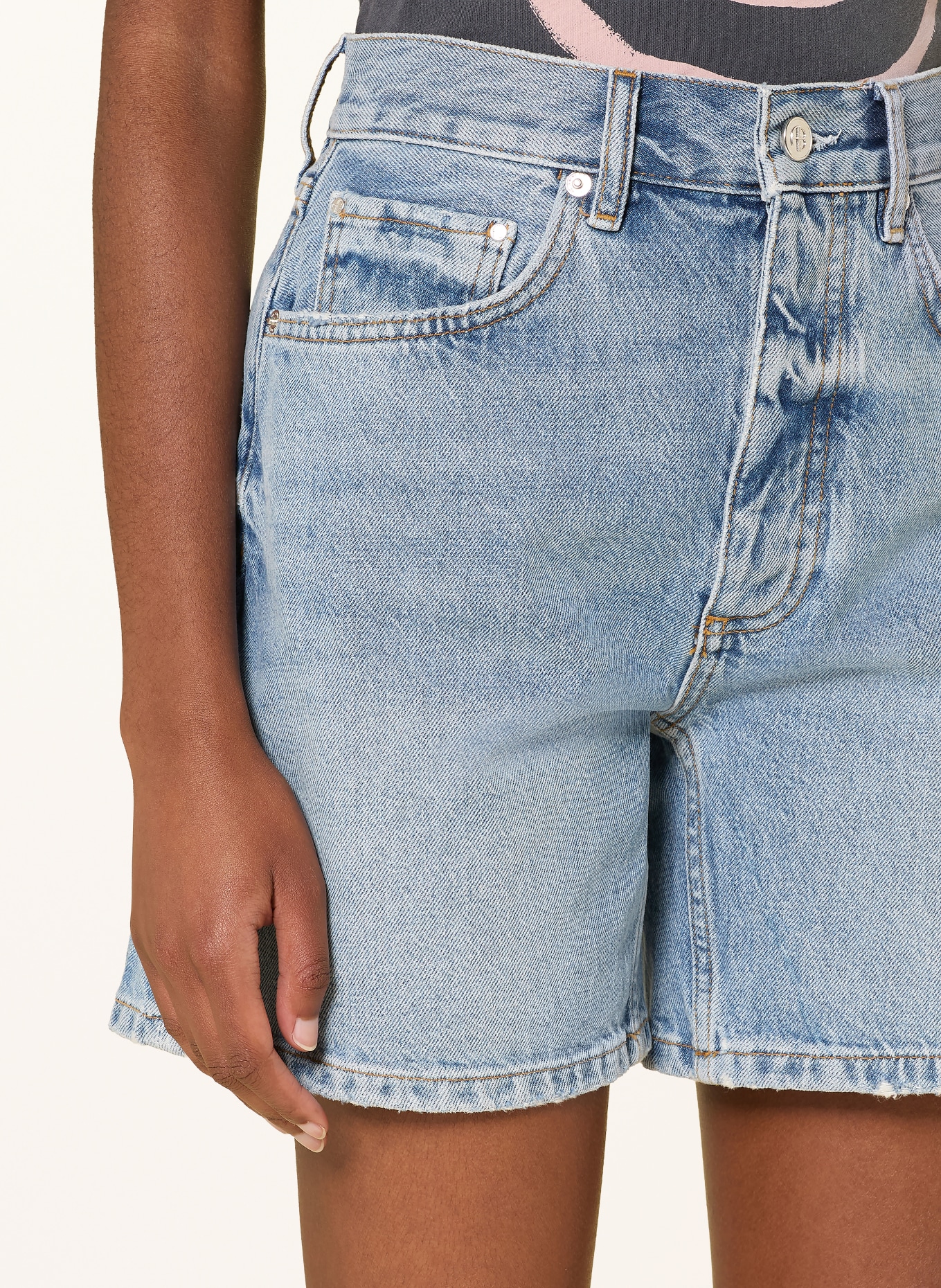 ANINE BING Jeansshorts DELANEY: ARBOR BLUE ARBOR BLUE