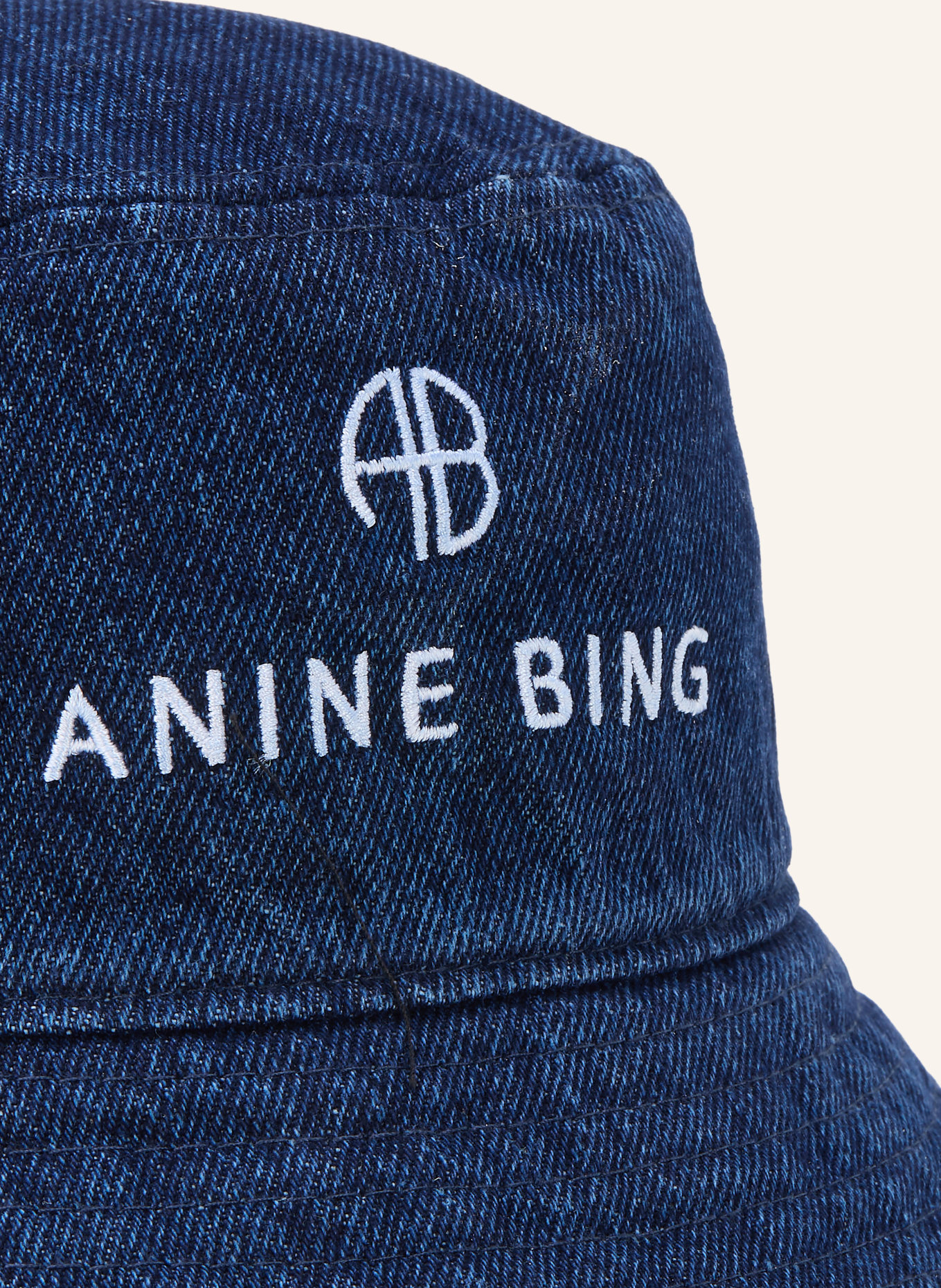 ANINE BING Klobouk NICKS: MODRÁ