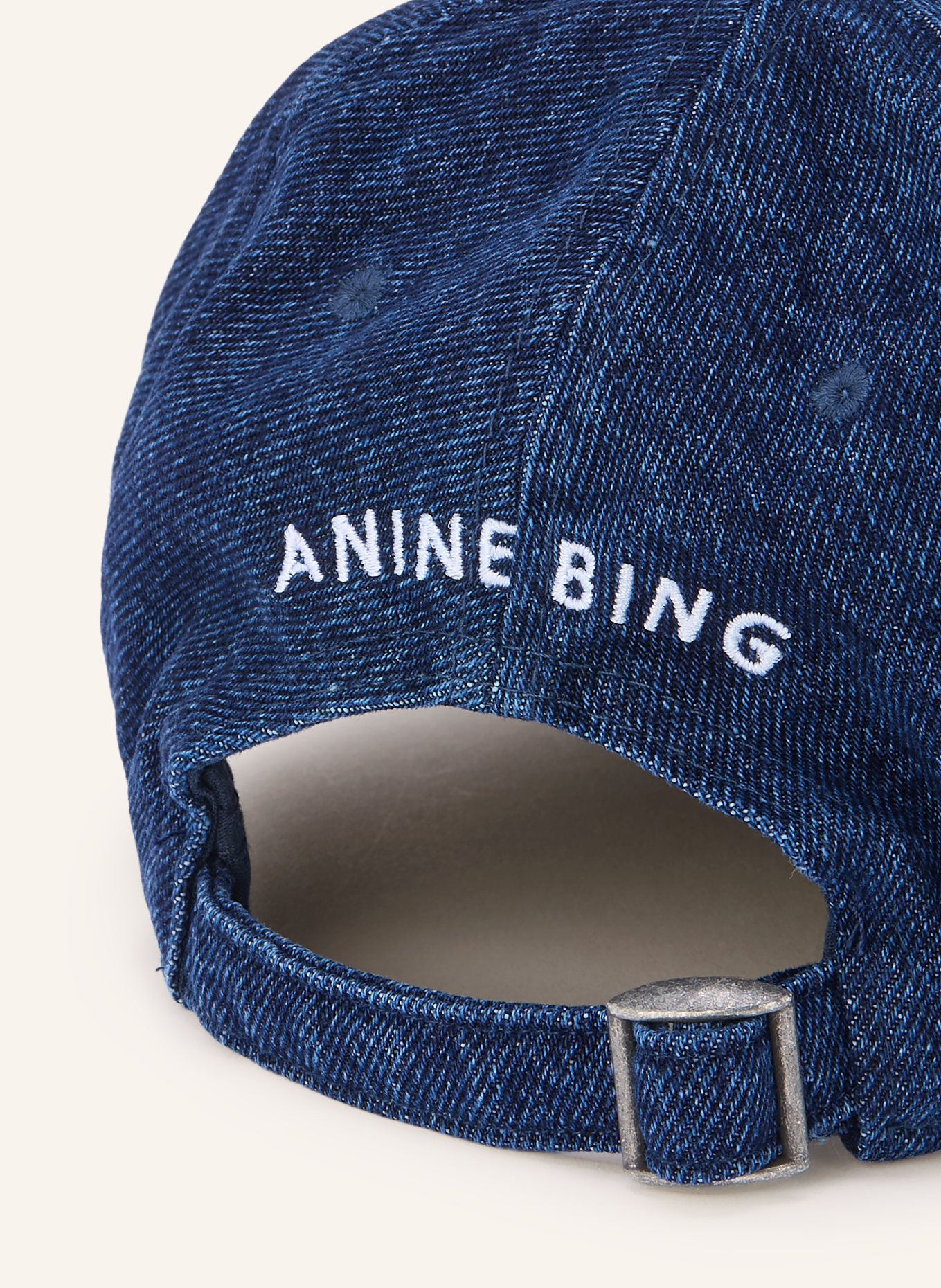 ANINE BING Jeans-Cap JEREMY: DUNKELBLAU