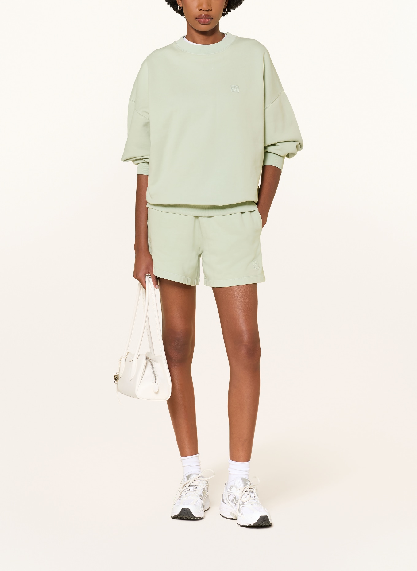 ANINE BING Sweatshorts KAM: LJUSGRÖN
