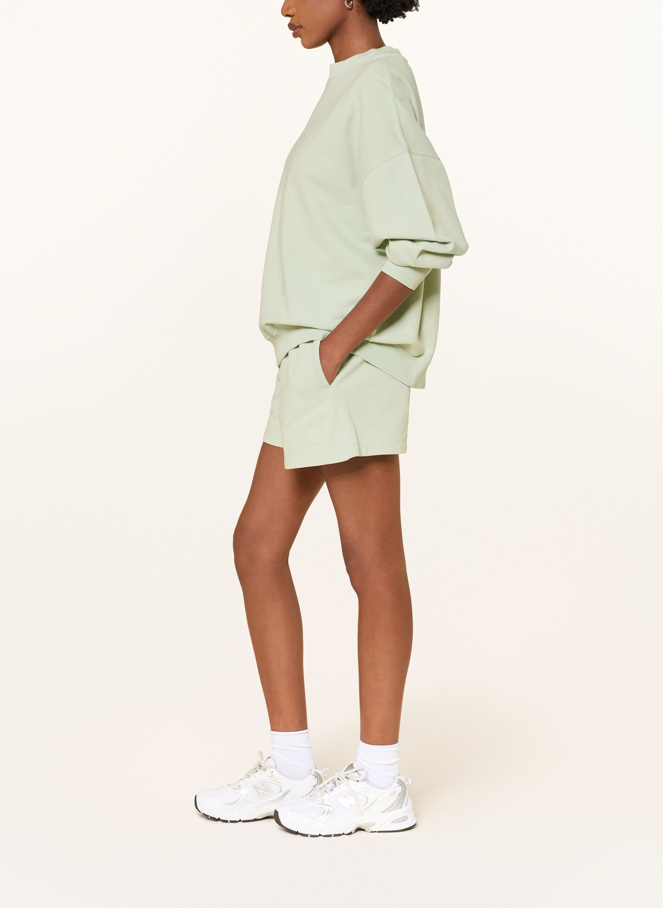 ANINE BING Sweatshorts KAM: LJUSGRÖN