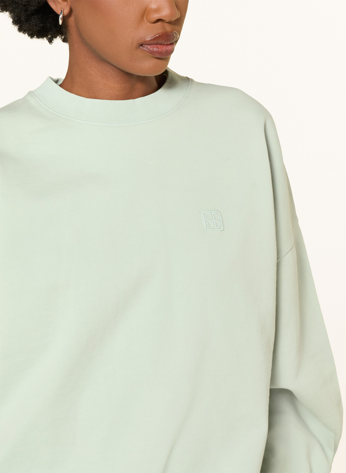 ANINE BING Sweatshirt MILES: LYSEGRØN