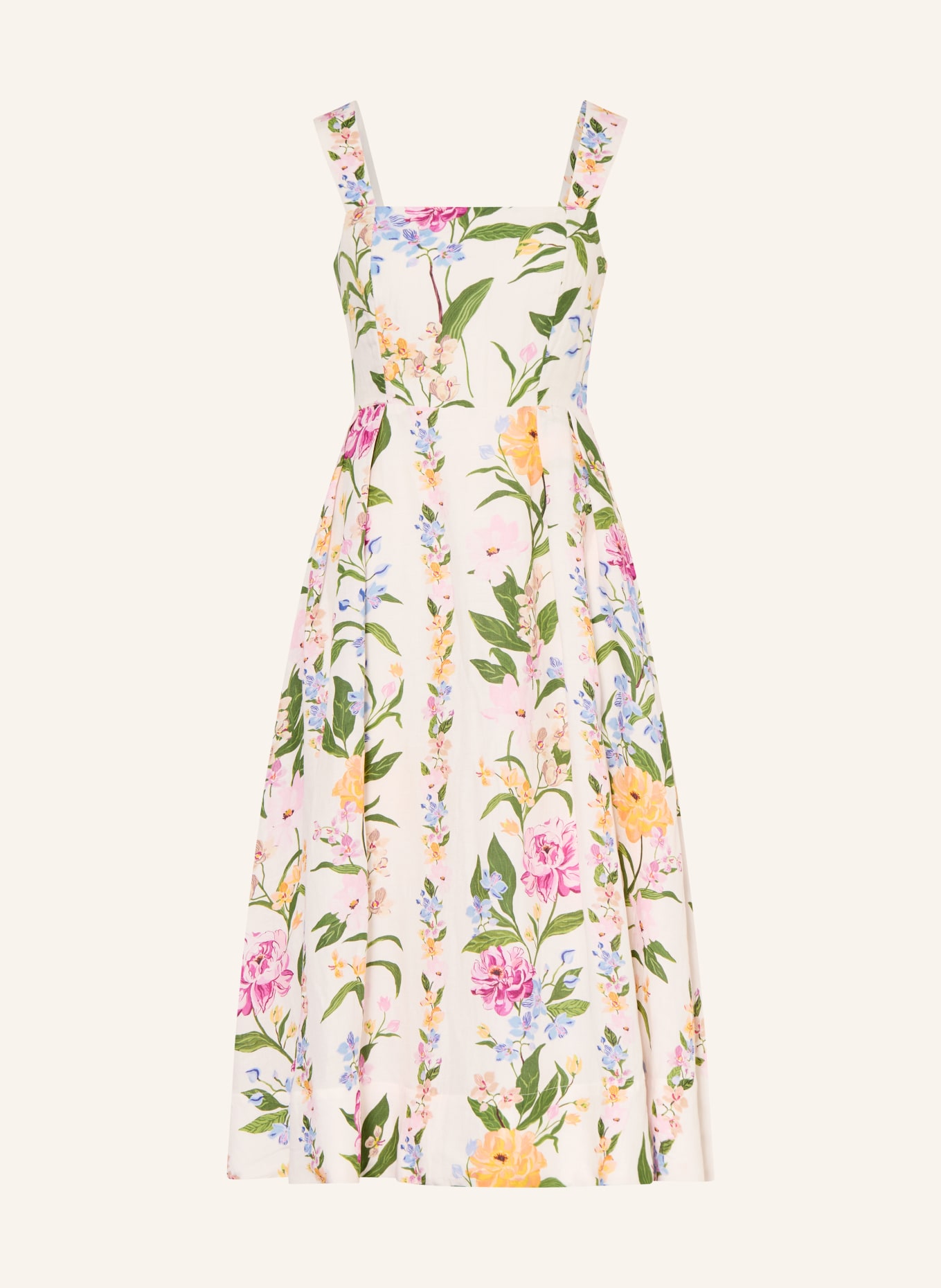 Phase Eight Rochie LUCIA din in: ALB / FUCSIA / VERDE